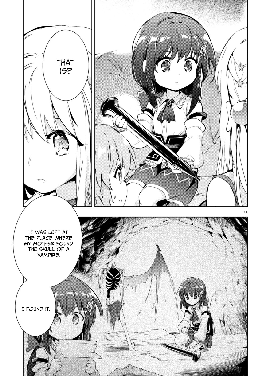 Kenshi o Mezashite Nyūgaku Shitanoni Mahō Tekisei 9999 Nandesukedo!? Chapter 50 page 11 - Chapter 50: Against Vampire Transformation!