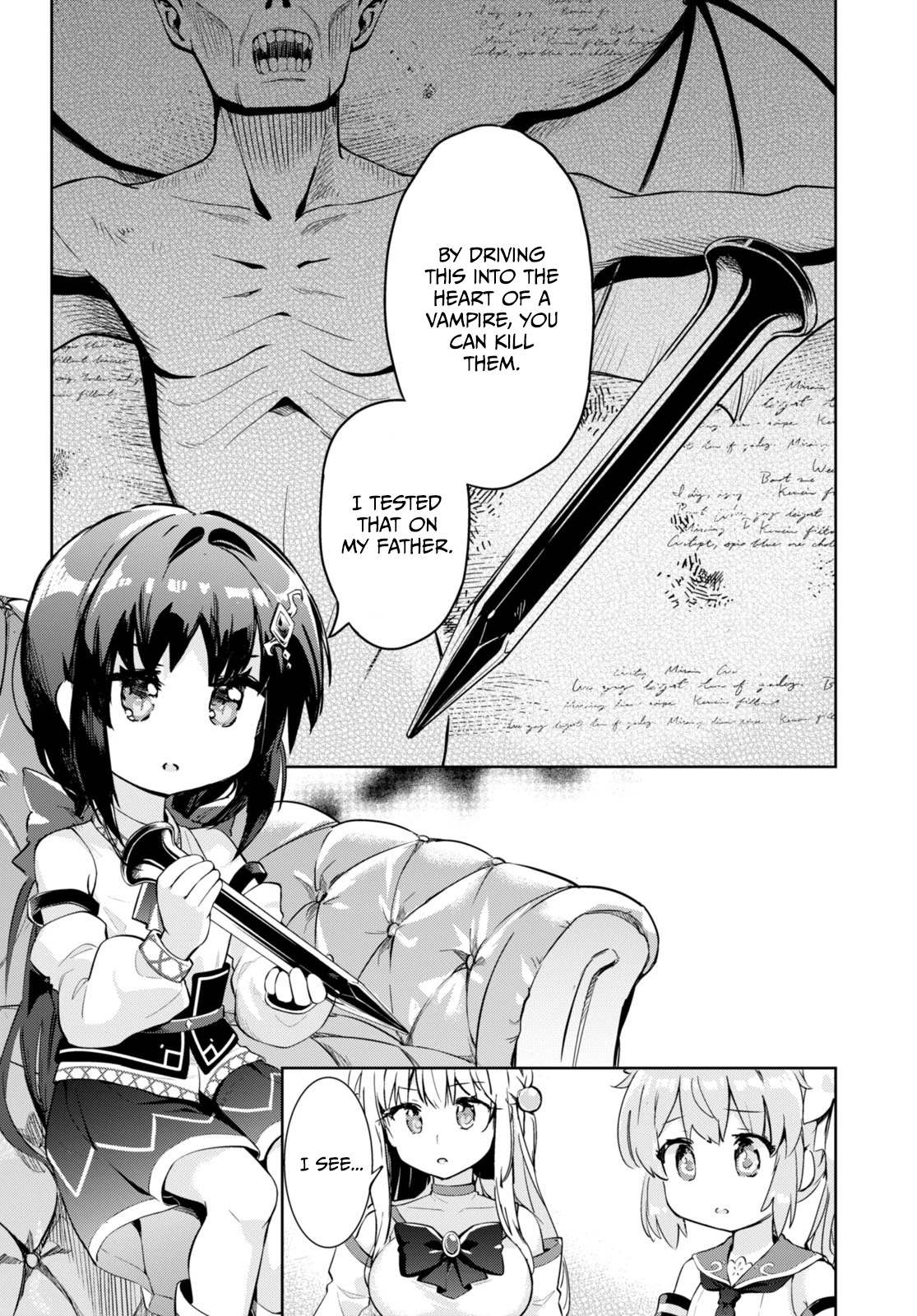 Kenshi o Mezashite Nyūgaku Shitanoni Mahō Tekisei 9999 Nandesukedo!? Chapter 50 page 12 - Chapter 50: Against Vampire Transformation!