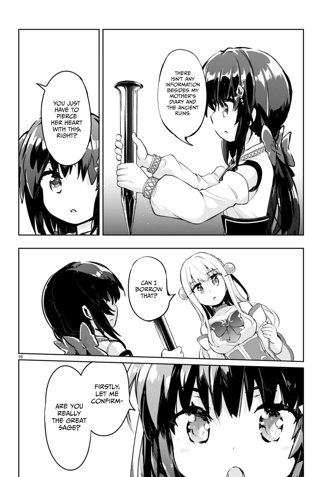 Kenshi o Mezashite Nyūgaku Shitanoni Mahō Tekisei 9999 Nandesukedo!? Chapter 50 page 16 - Chapter 50: Against Vampire Transformation!
