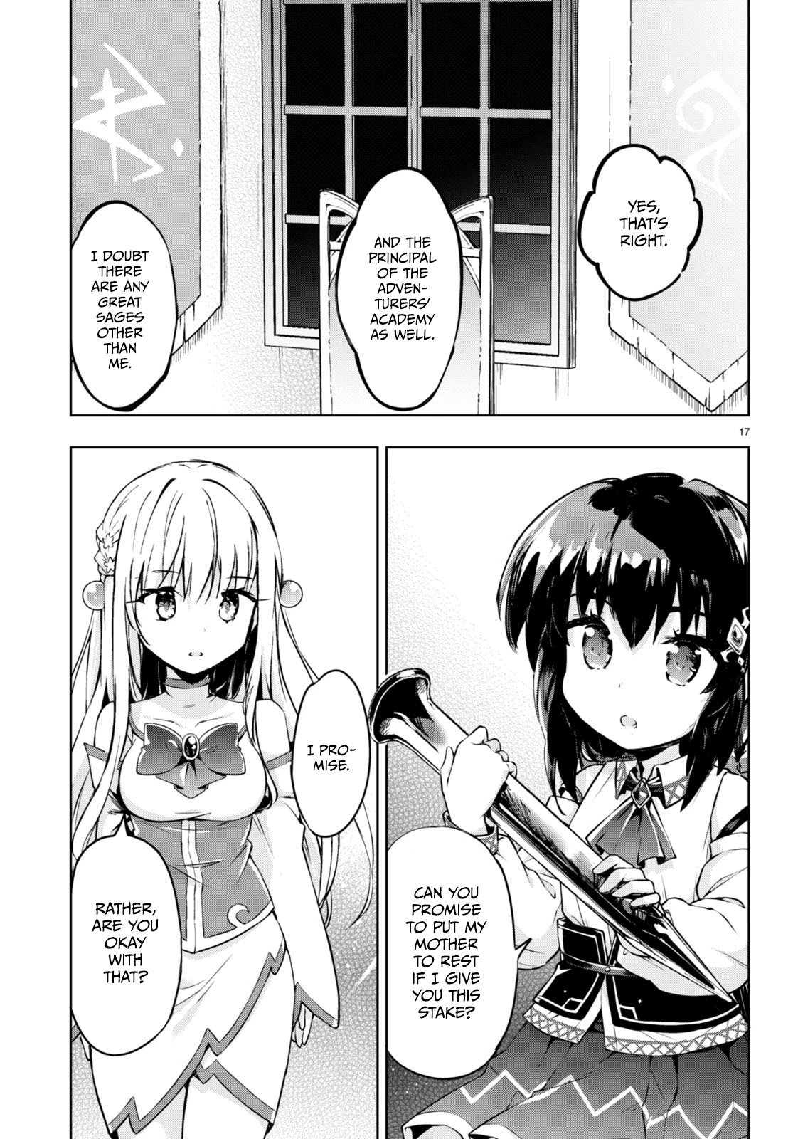 Kenshi o Mezashite Nyūgaku Shitanoni Mahō Tekisei 9999 Nandesukedo!? Chapter 50 page 17 - Chapter 50: Against Vampire Transformation!