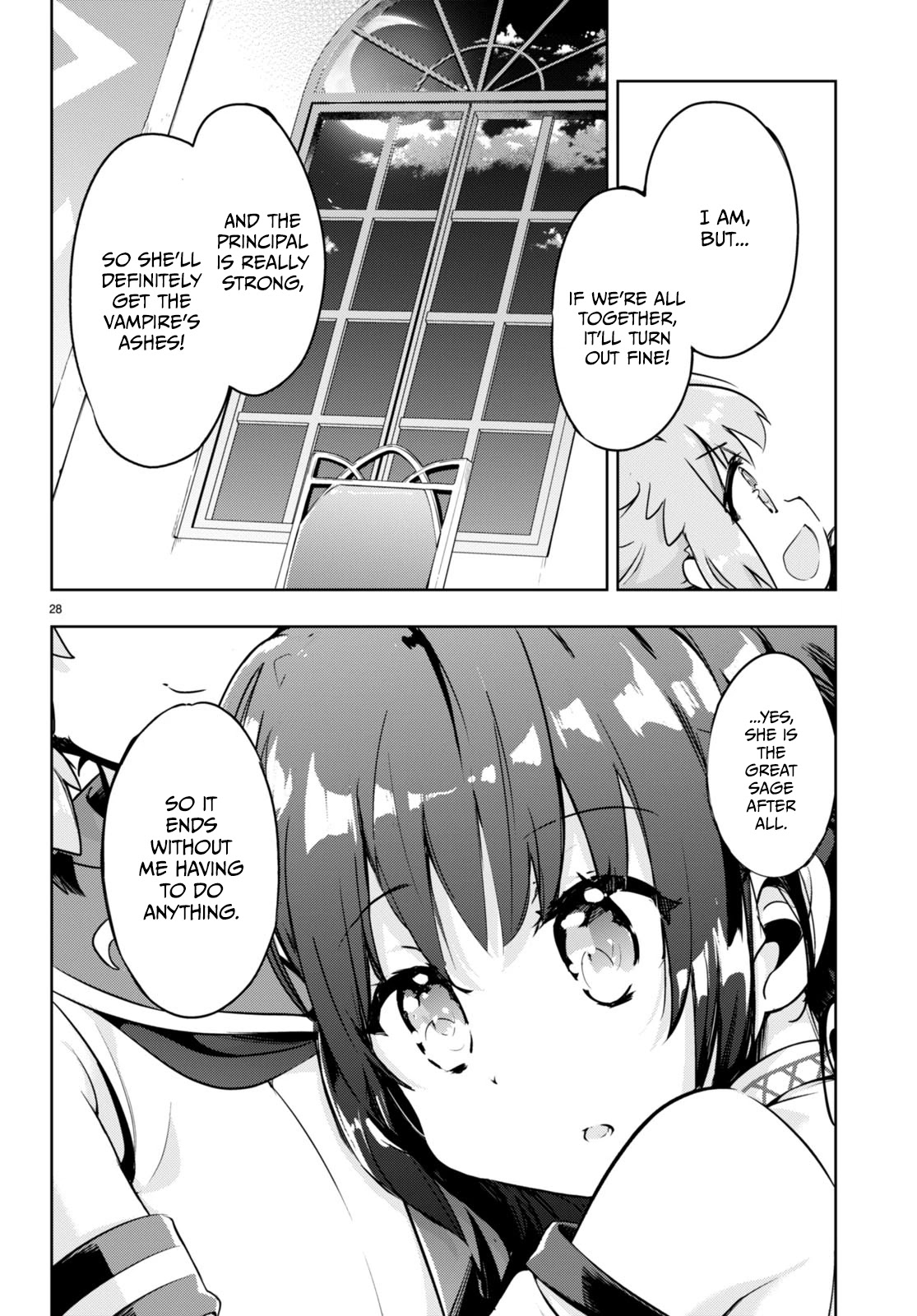 Kenshi o Mezashite Nyūgaku Shitanoni Mahō Tekisei 9999 Nandesukedo!? Chapter 50 page 27 - Chapter 50: Against Vampire Transformation!