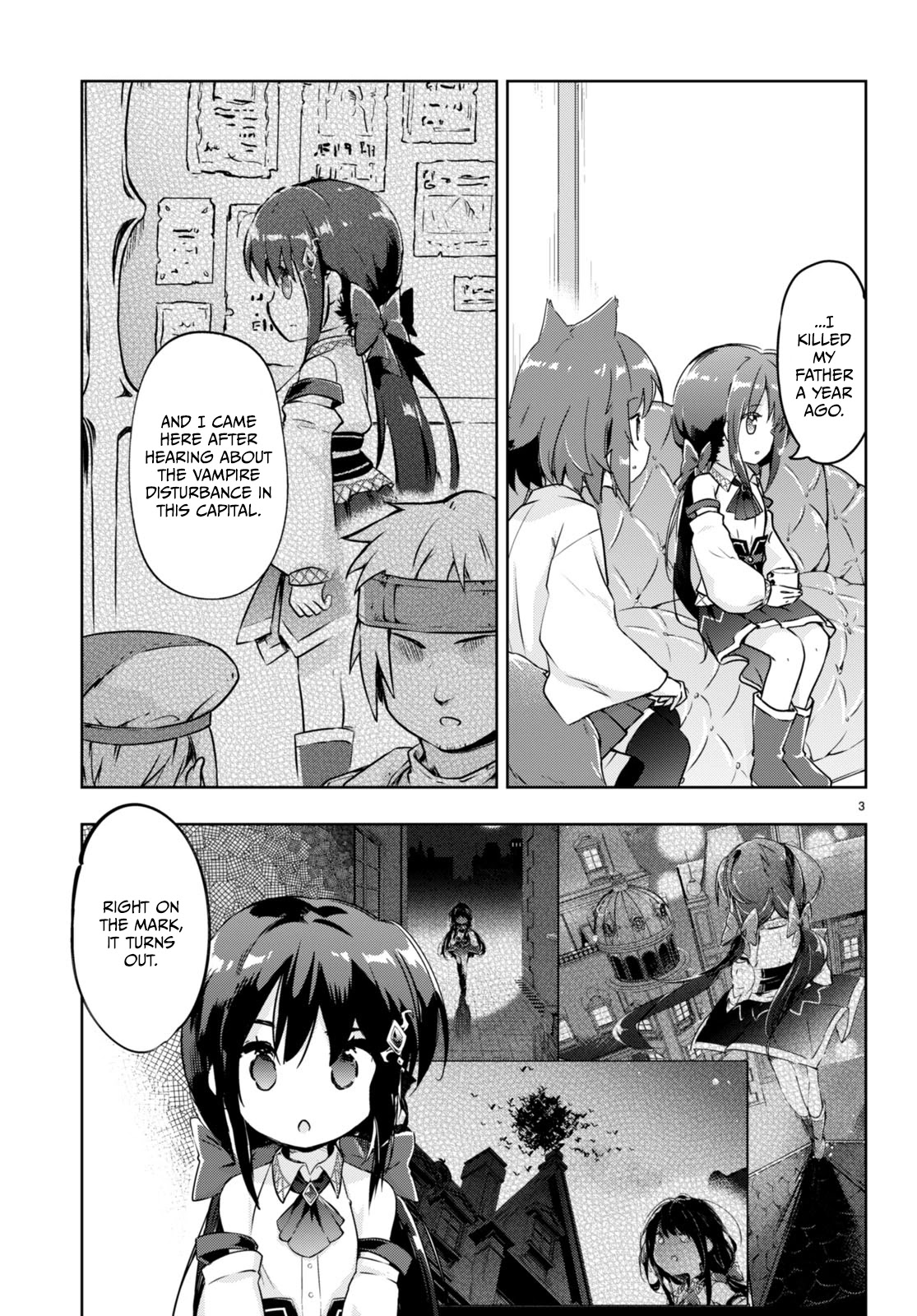 Kenshi o Mezashite Nyūgaku Shitanoni Mahō Tekisei 9999 Nandesukedo!? Chapter 50 page 3 - Chapter 50: Against Vampire Transformation!