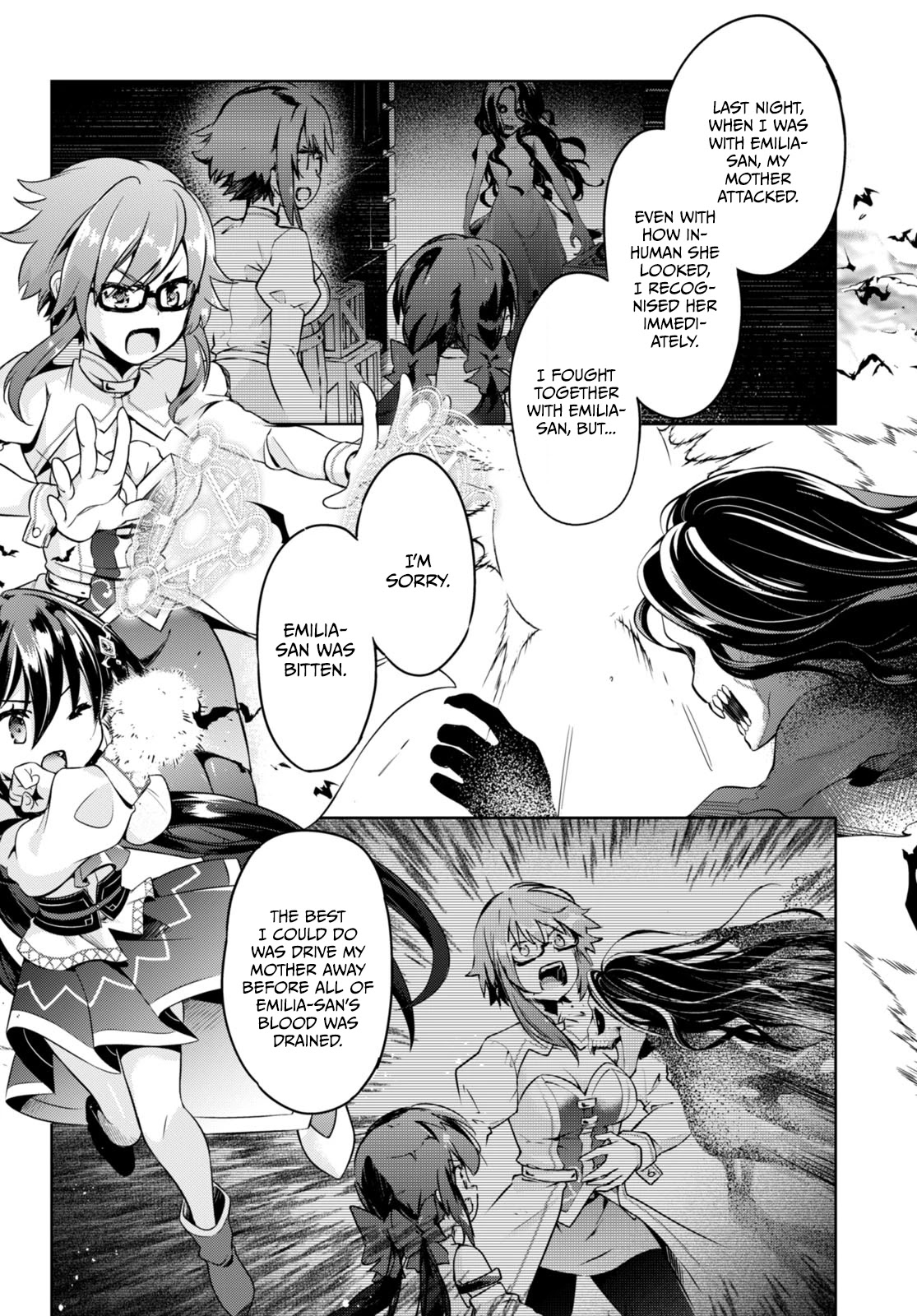 Kenshi o Mezashite Nyūgaku Shitanoni Mahō Tekisei 9999 Nandesukedo!? Chapter 50 page 4 - Chapter 50: Against Vampire Transformation!