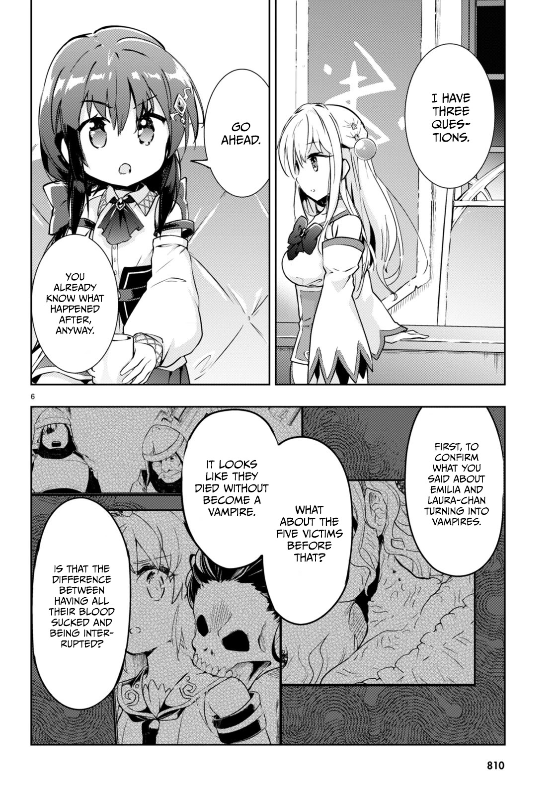 Kenshi o Mezashite Nyūgaku Shitanoni Mahō Tekisei 9999 Nandesukedo!? Chapter 50 page 6 - Chapter 50: Against Vampire Transformation!