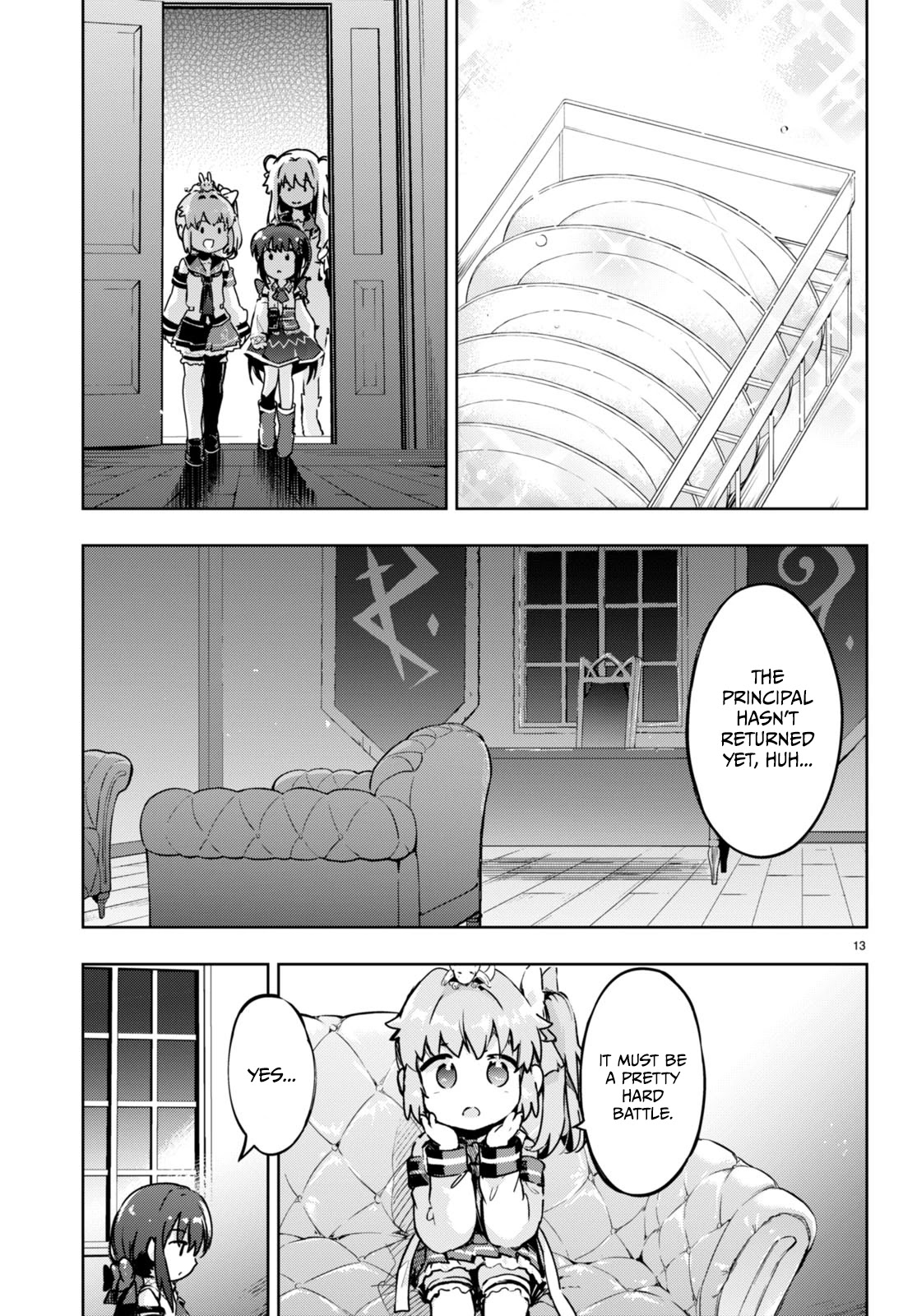 Kenshi o Mezashite Nyūgaku Shitanoni Mahō Tekisei 9999 Nandesukedo!? Chapter 51 page 12 - Chapter 51: Principal! Hurry!