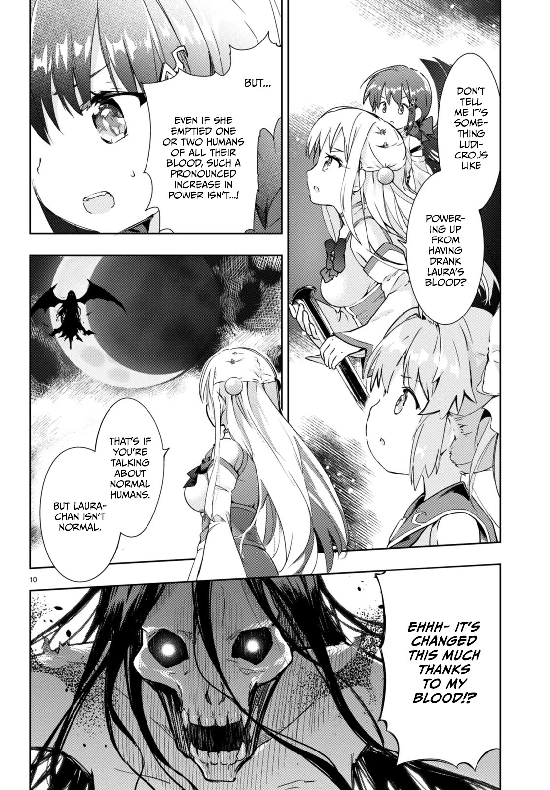 Kenshi o Mezashite Nyūgaku Shitanoni Mahō Tekisei 9999 Nandesukedo!? Chapter 52 page 10 - Chapter 52: Blood Moon