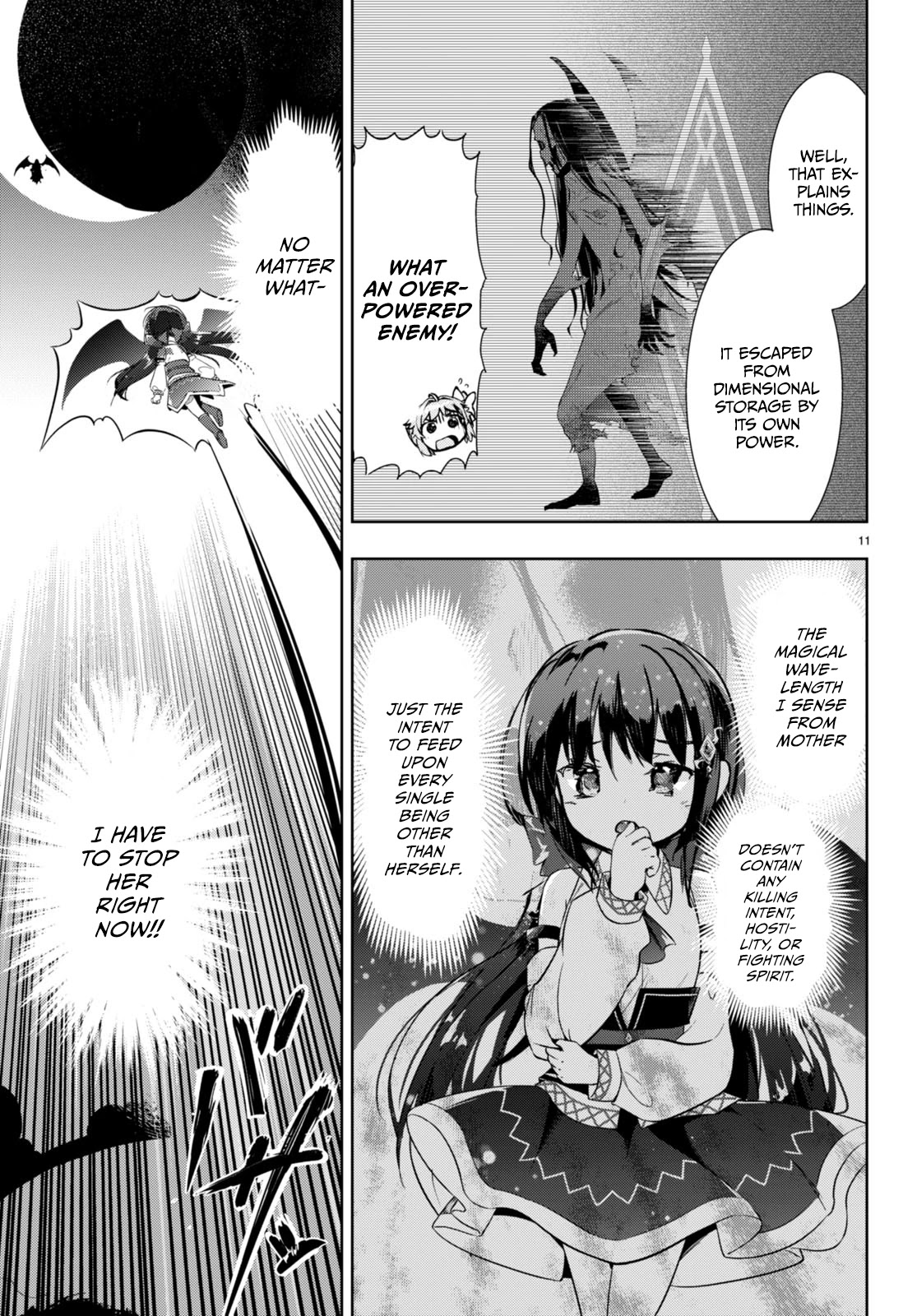 Kenshi o Mezashite Nyūgaku Shitanoni Mahō Tekisei 9999 Nandesukedo!? Chapter 52 page 11 - Chapter 52: Blood Moon
