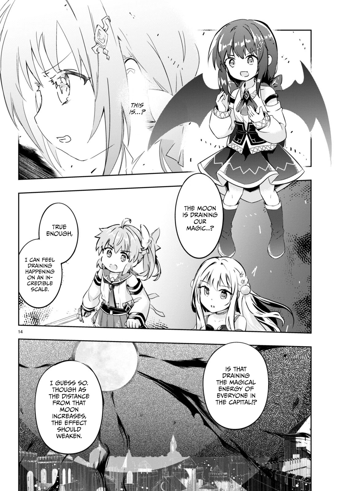 Kenshi o Mezashite Nyūgaku Shitanoni Mahō Tekisei 9999 Nandesukedo!? Chapter 52 page 14 - Chapter 52: Blood Moon