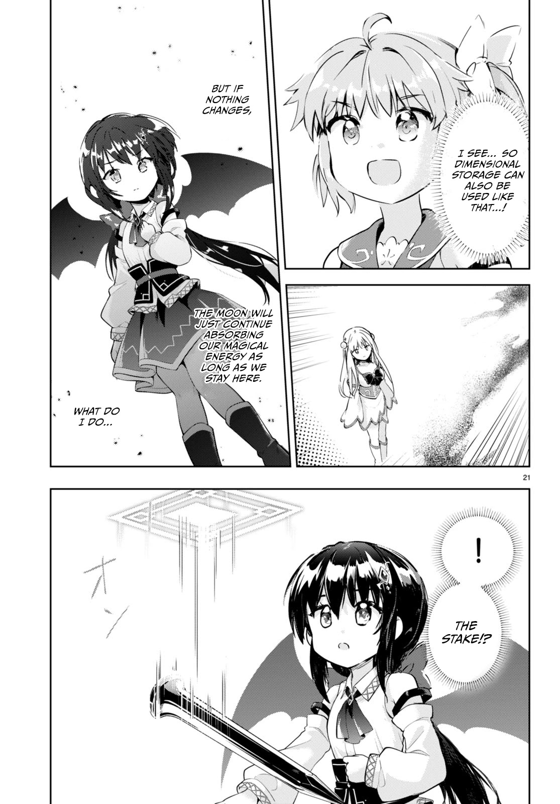 Kenshi o Mezashite Nyūgaku Shitanoni Mahō Tekisei 9999 Nandesukedo!? Chapter 52 page 21 - Chapter 52: Blood Moon