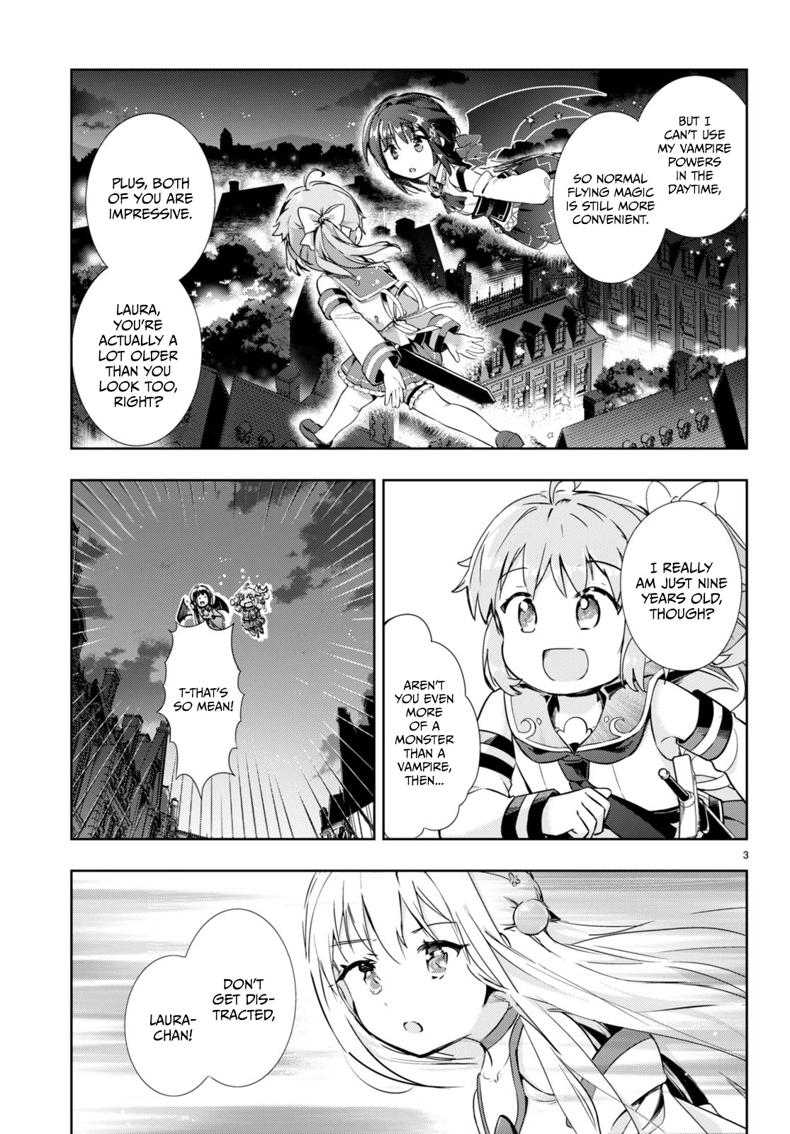 Kenshi o Mezashite Nyūgaku Shitanoni Mahō Tekisei 9999 Nandesukedo!? Chapter 52 page 3 - Chapter 52: Blood Moon