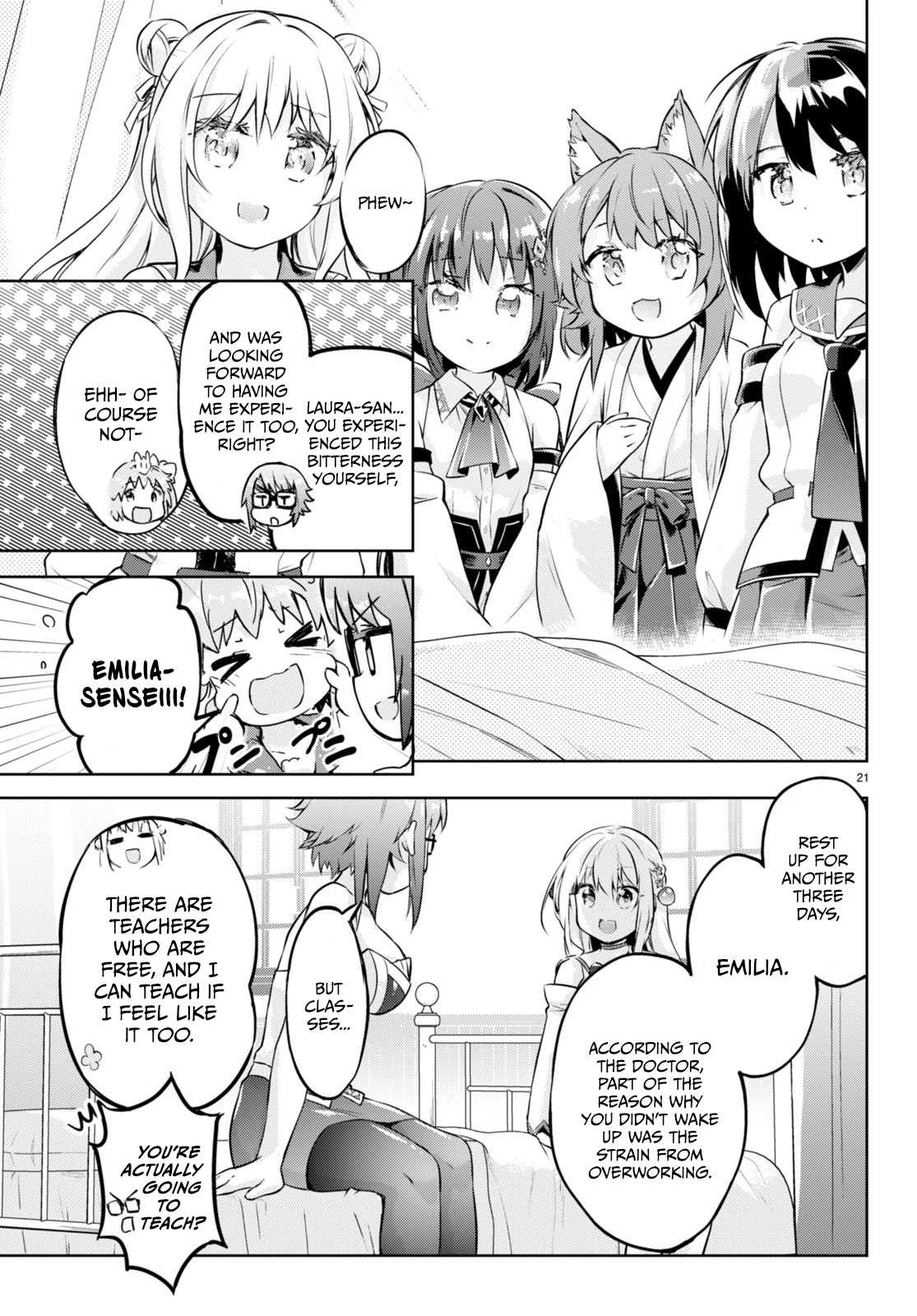 Kenshi o Mezashite Nyūgaku Shitanoni Mahō Tekisei 9999 Nandesukedo!? Chapter 53 page 22 - Chapter 53: Formation of the "Capital ◯◯ Team"!