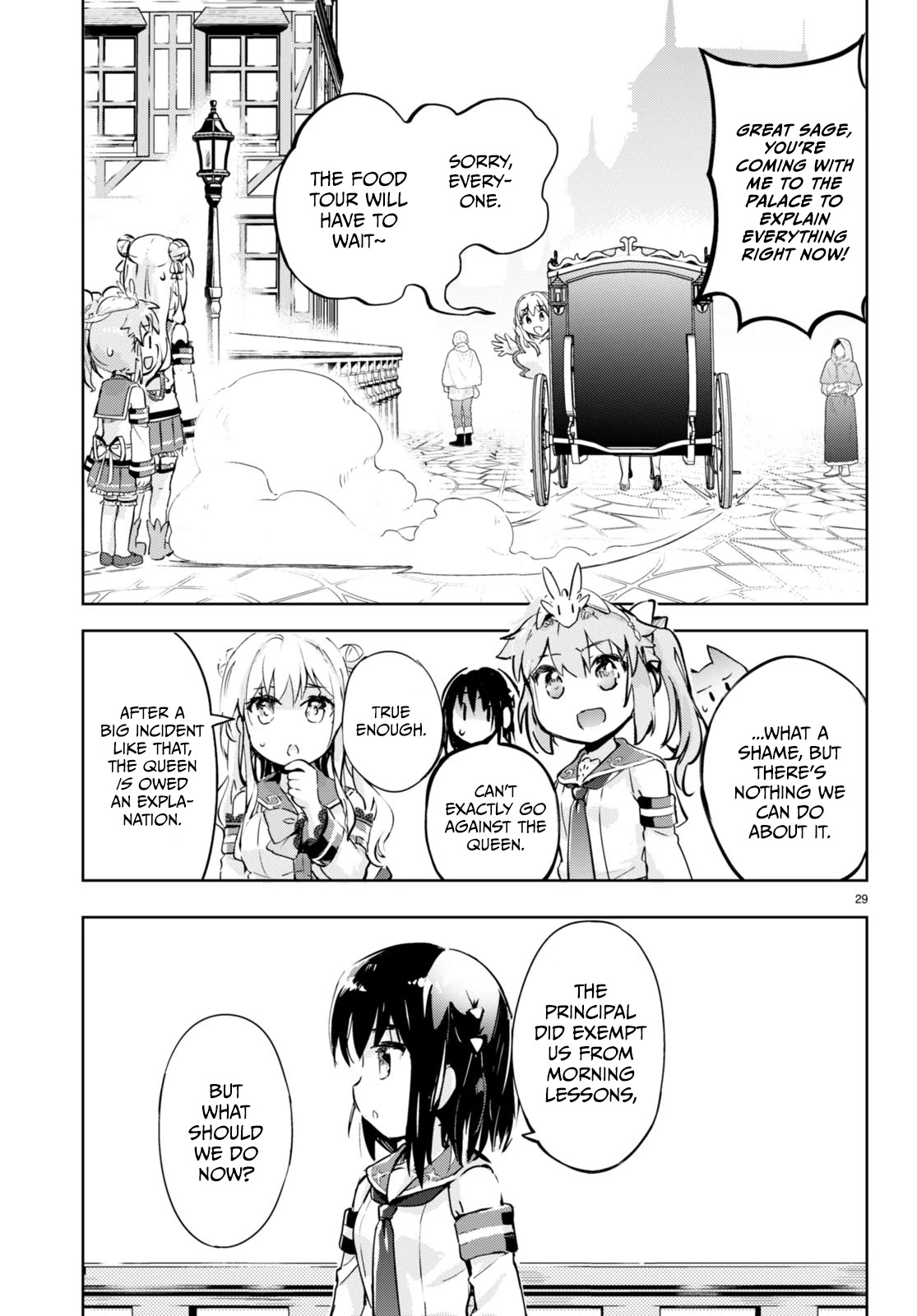 Kenshi o Mezashite Nyūgaku Shitanoni Mahō Tekisei 9999 Nandesukedo!? Chapter 53 page 30 - Chapter 53: Formation of the "Capital ◯◯ Team"!
