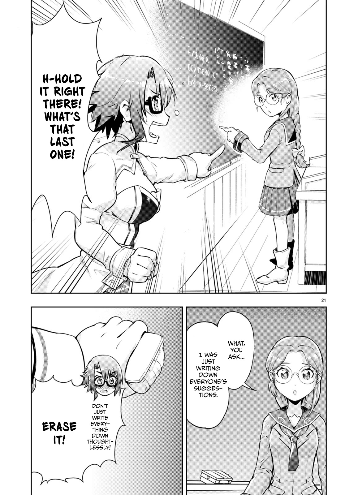 Kenshi o Mezashite Nyūgaku Shitanoni Mahō Tekisei 9999 Nandesukedo!? Chapter 55 page 20 - Chapter 55: Preparations for the Cultural Festival