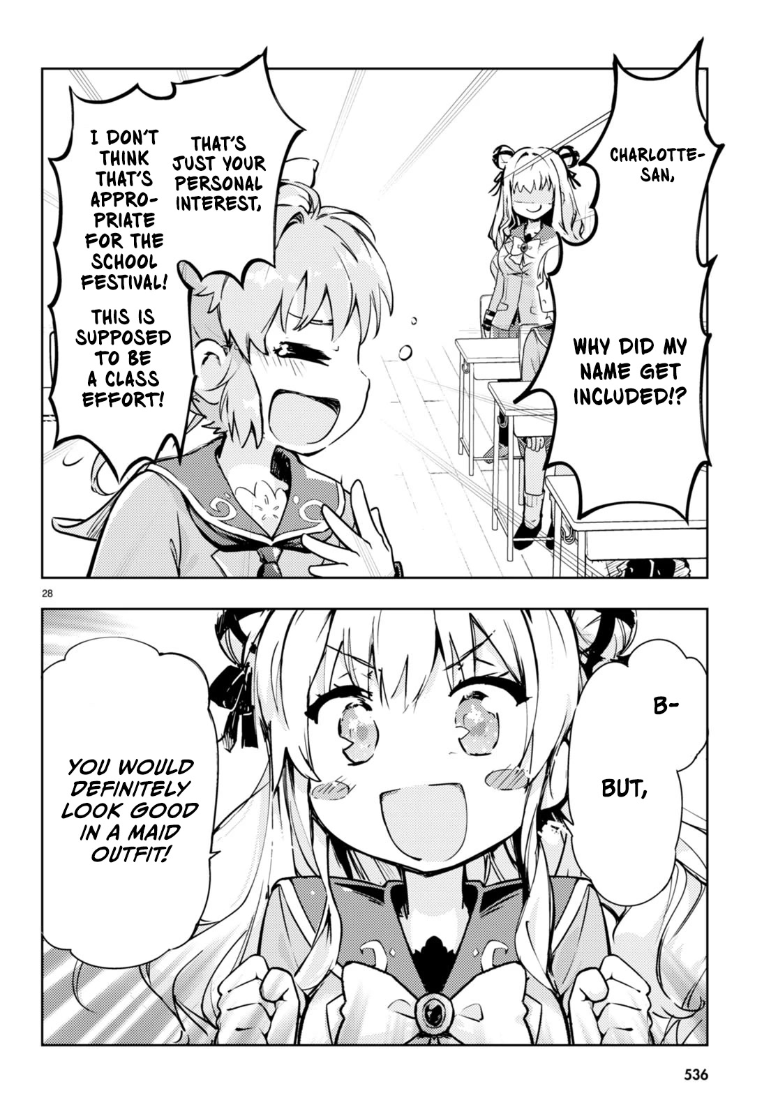 Kenshi o Mezashite Nyūgaku Shitanoni Mahō Tekisei 9999 Nandesukedo!? Chapter 55 page 26 - Chapter 55: Preparations for the Cultural Festival
