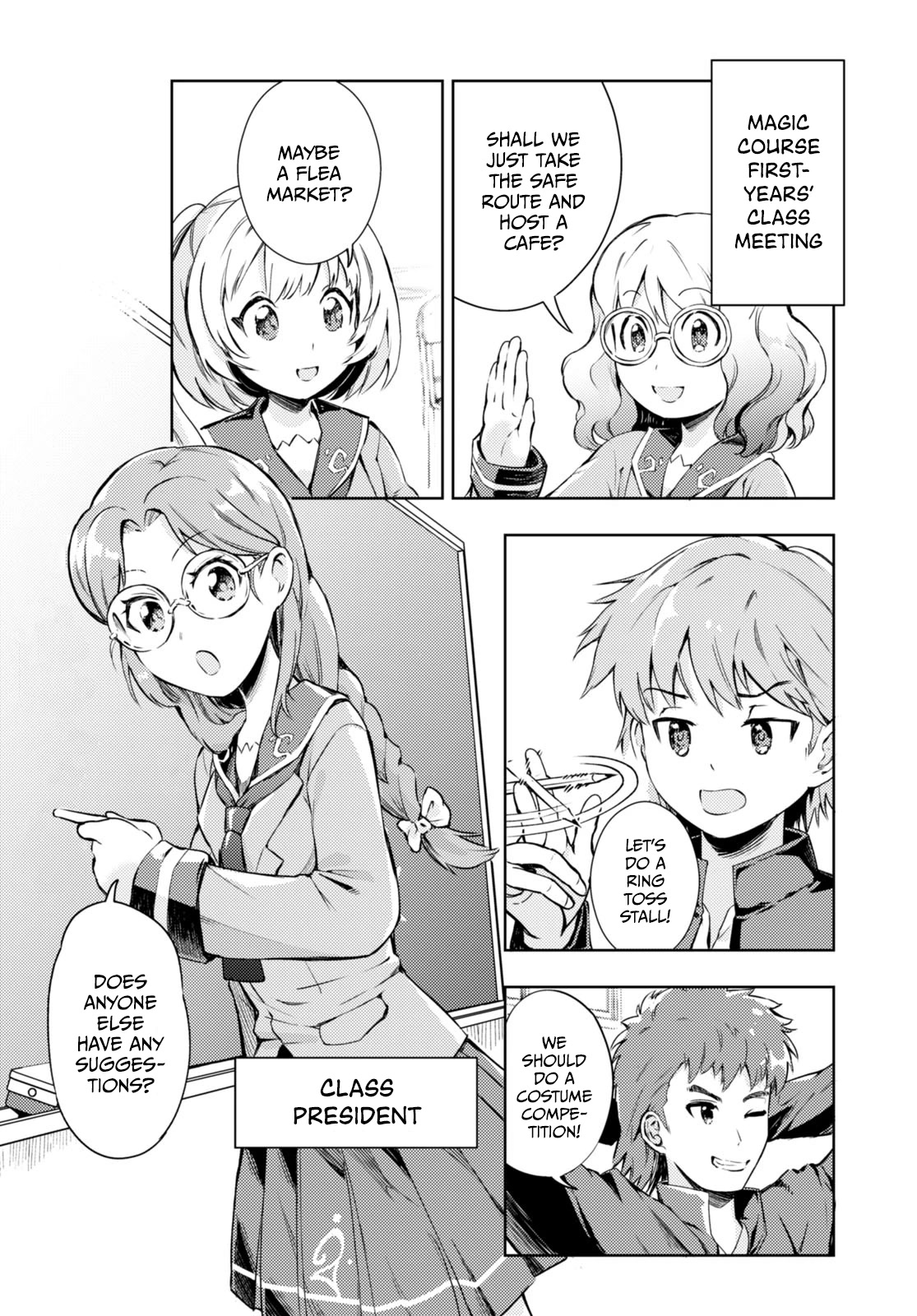 Kenshi o Mezashite Nyūgaku Shitanoni Mahō Tekisei 9999 Nandesukedo!? Chapter 55 page 3 - Chapter 55: Preparations for the Cultural Festival