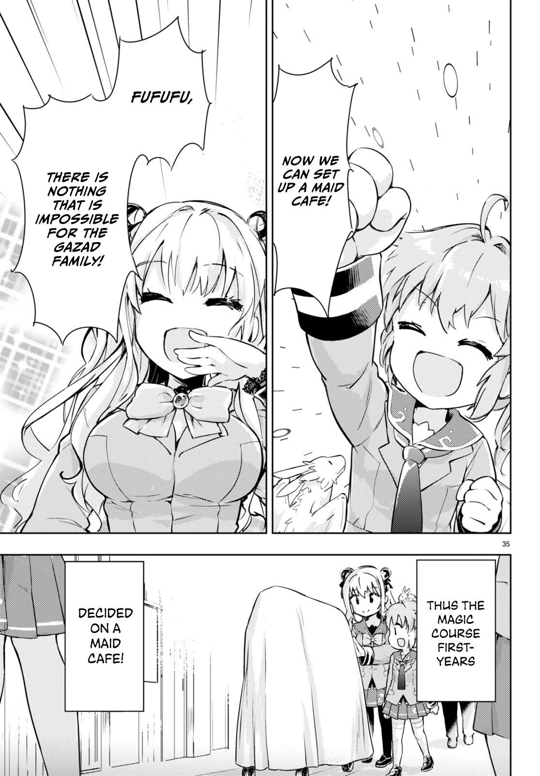 Kenshi o Mezashite Nyūgaku Shitanoni Mahō Tekisei 9999 Nandesukedo!? Chapter 55 page 33 - Chapter 55: Preparations for the Cultural Festival