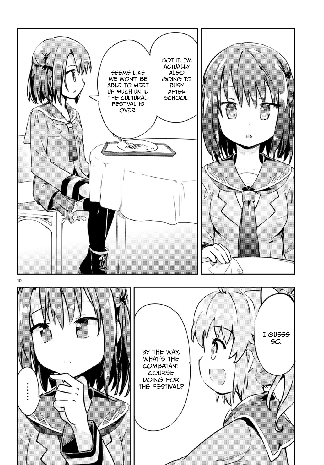 Kenshi o Mezashite Nyūgaku Shitanoni Mahō Tekisei 9999 Nandesukedo!? Chapter 55 page 9 - Chapter 55: Preparations for the Cultural Festival