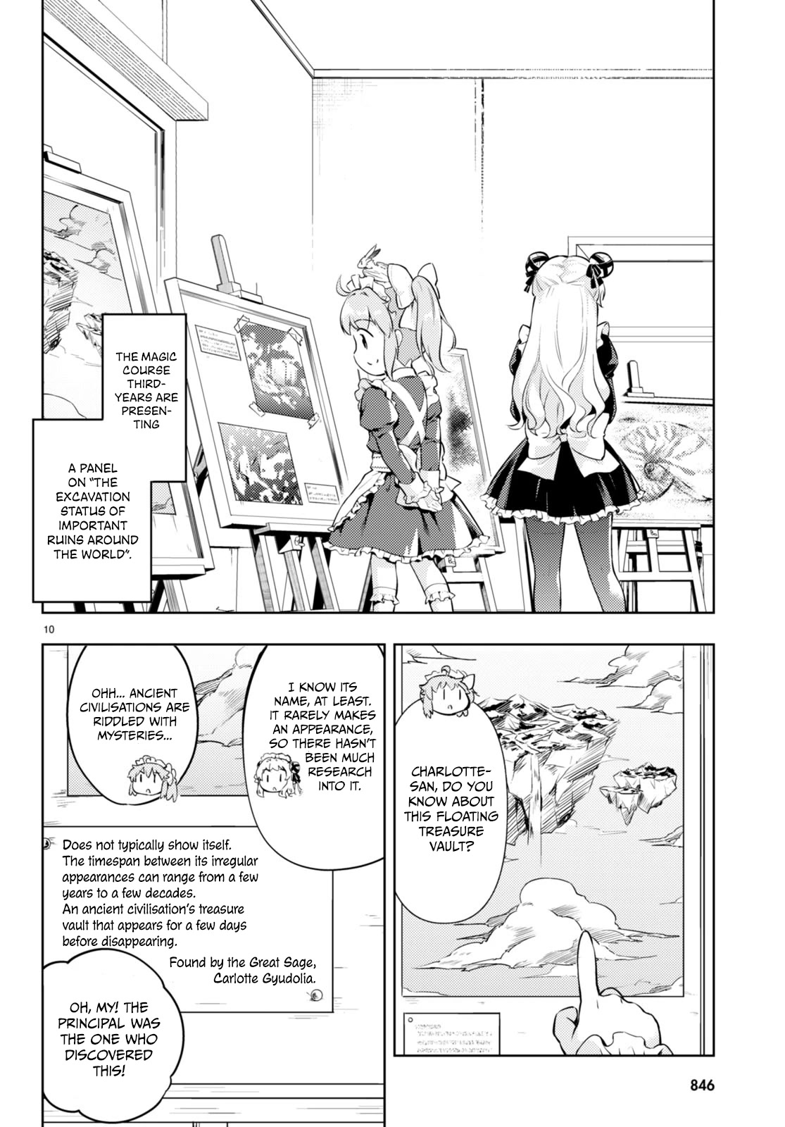 Kenshi o Mezashite Nyūgaku Shitanoni Mahō Tekisei 9999 Nandesukedo!? Chapter 56 page 10 - Chapter 56: Exciting start to the Cultural Festival!
