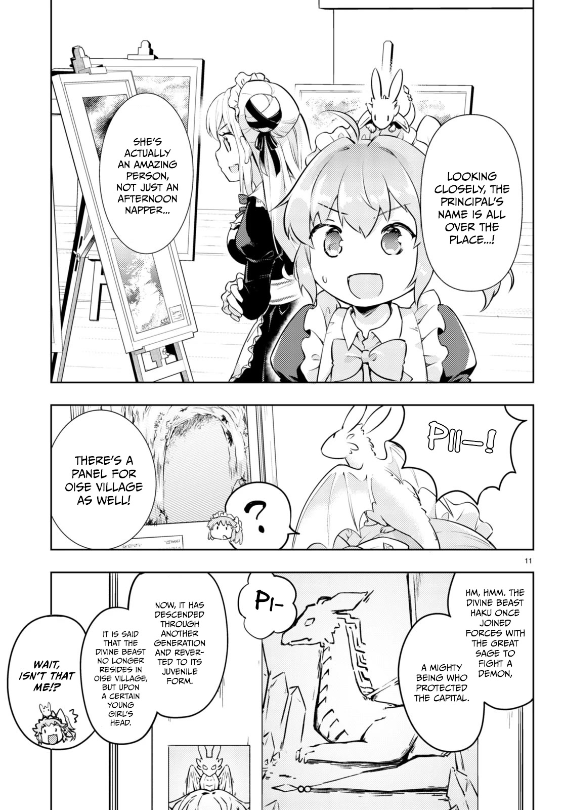 Kenshi o Mezashite Nyūgaku Shitanoni Mahō Tekisei 9999 Nandesukedo!? Chapter 56 page 11 - Chapter 56: Exciting start to the Cultural Festival!
