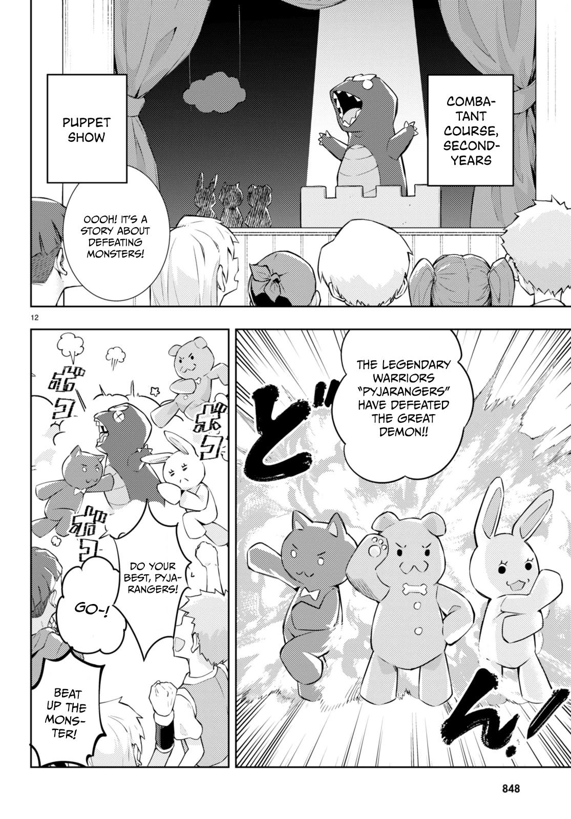 Kenshi o Mezashite Nyūgaku Shitanoni Mahō Tekisei 9999 Nandesukedo!? Chapter 56 page 12 - Chapter 56: Exciting start to the Cultural Festival!