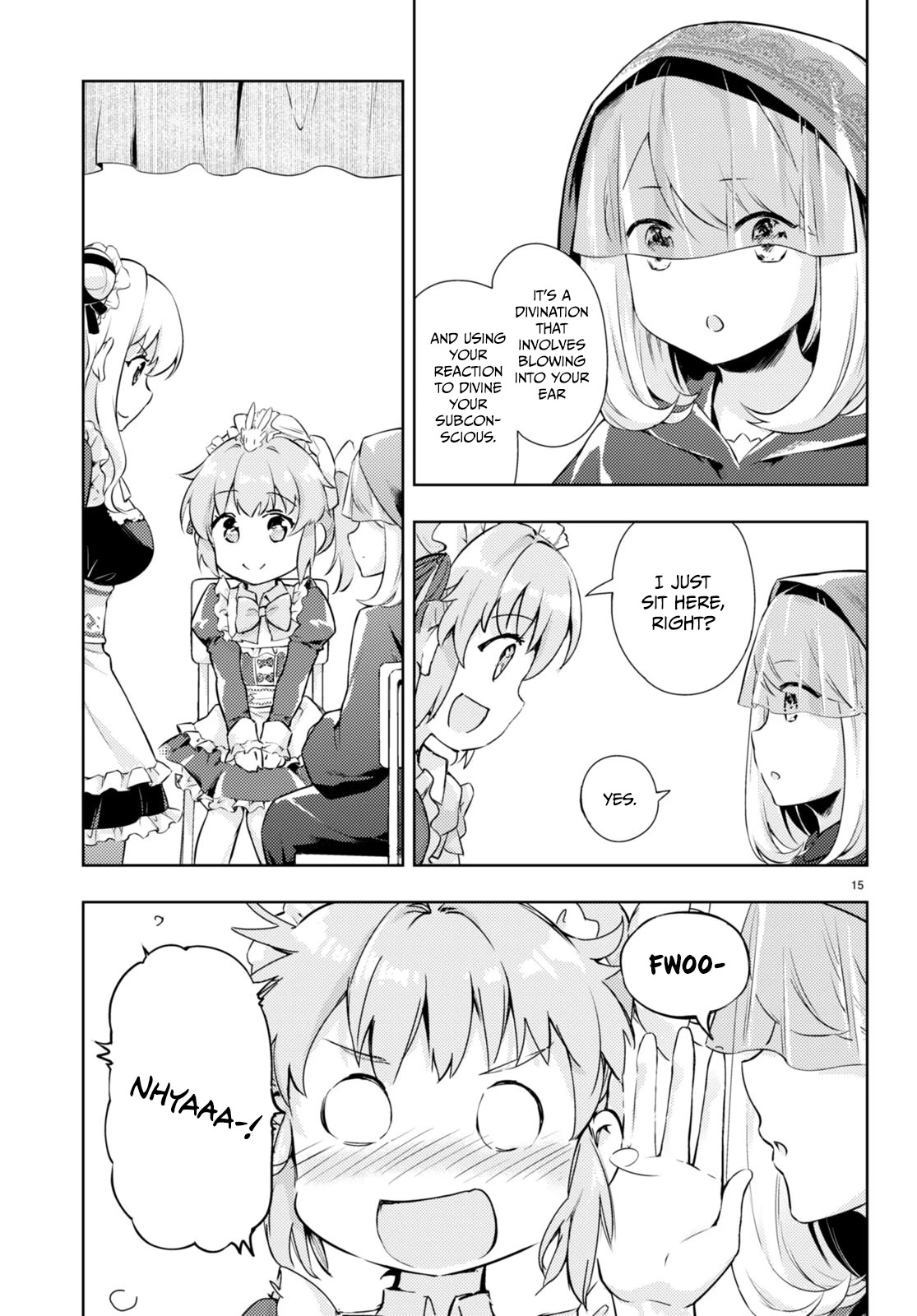 Kenshi o Mezashite Nyūgaku Shitanoni Mahō Tekisei 9999 Nandesukedo!? Chapter 56 page 15 - Chapter 56: Exciting start to the Cultural Festival!
