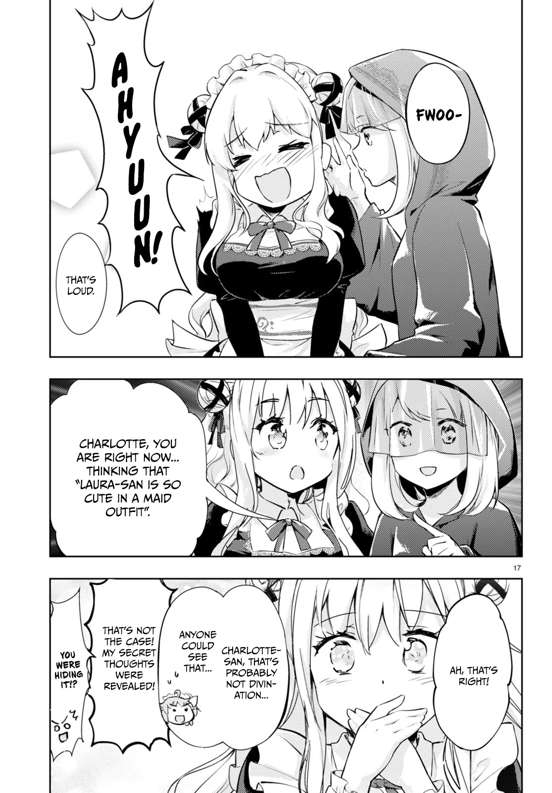 Kenshi o Mezashite Nyūgaku Shitanoni Mahō Tekisei 9999 Nandesukedo!? Chapter 56 page 17 - Chapter 56: Exciting start to the Cultural Festival!