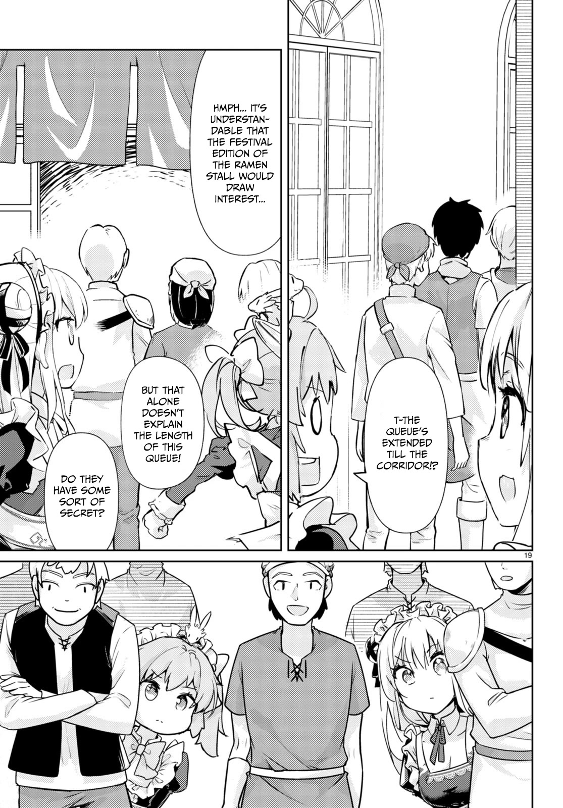 Kenshi o Mezashite Nyūgaku Shitanoni Mahō Tekisei 9999 Nandesukedo!? Chapter 56 page 19 - Chapter 56: Exciting start to the Cultural Festival!