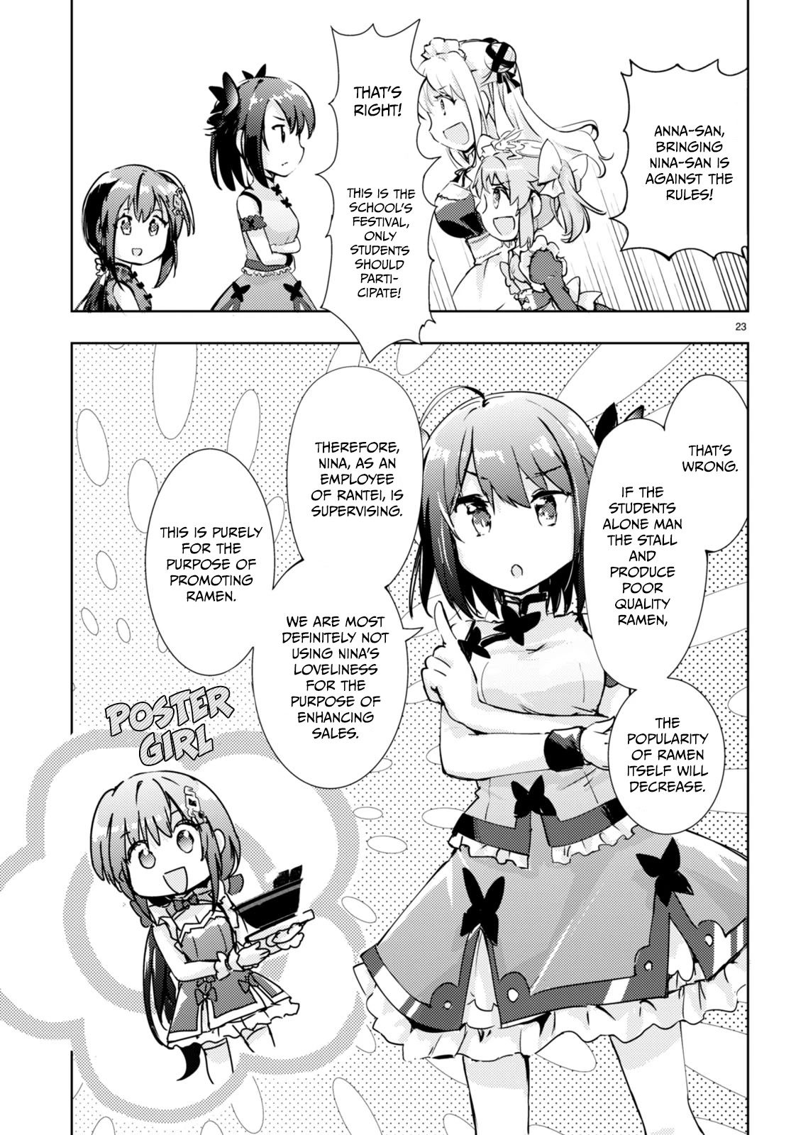 Kenshi o Mezashite Nyūgaku Shitanoni Mahō Tekisei 9999 Nandesukedo!? Chapter 56 page 23 - Chapter 56: Exciting start to the Cultural Festival!