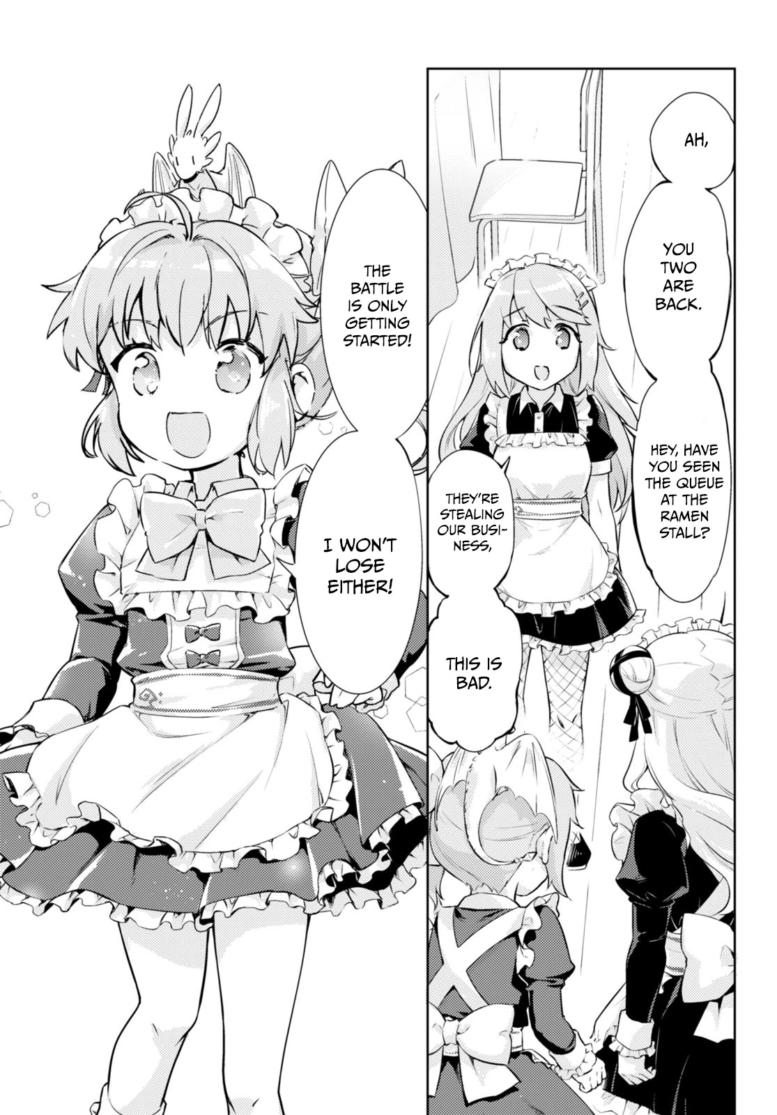 Kenshi o Mezashite Nyūgaku Shitanoni Mahō Tekisei 9999 Nandesukedo!? Chapter 56 page 25 - Chapter 56: Exciting start to the Cultural Festival!