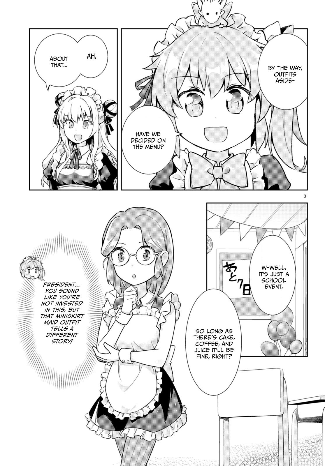 Kenshi o Mezashite Nyūgaku Shitanoni Mahō Tekisei 9999 Nandesukedo!? Chapter 56 page 3 - Chapter 56: Exciting start to the Cultural Festival!