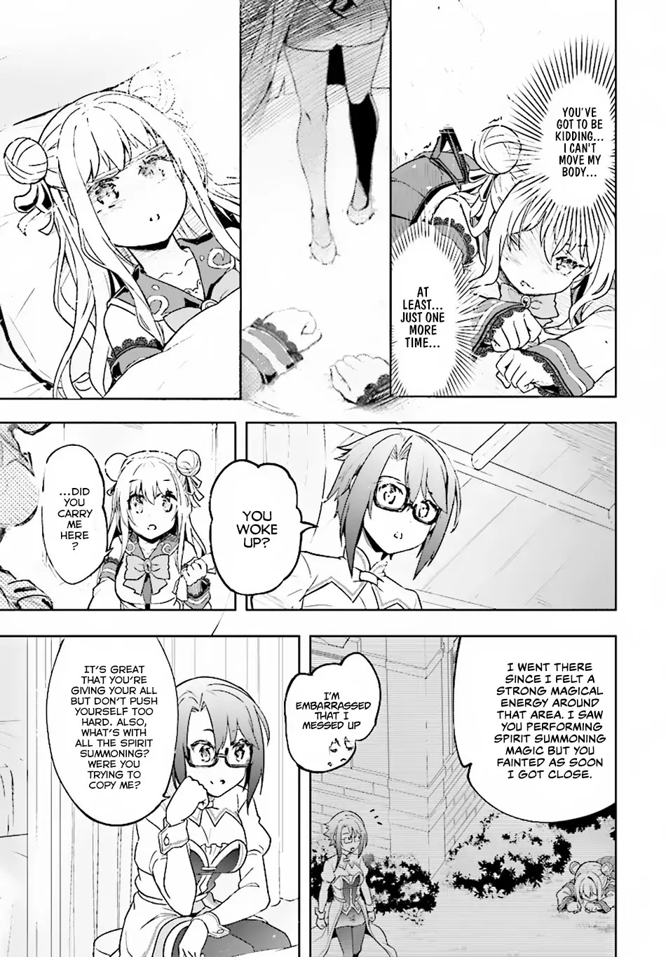 Kenshi o Mezashite Nyūgaku Shitanoni Mahō Tekisei 9999 Nandesukedo!? Chapter 6 page 16 - Chapter 6: The Girl's After School Time