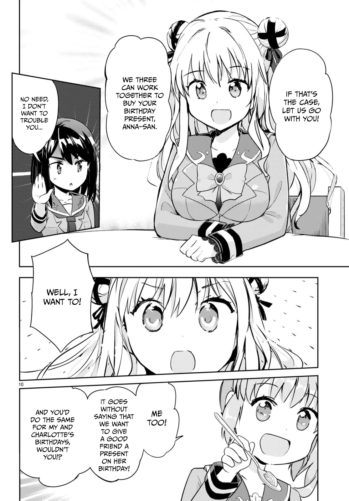 Kenshi o Mezashite Nyūgaku Shitanoni Mahō Tekisei 9999 Nandesukedo!? Chapter 60 page 10 - Chapter 60: Anna-san's Birthday Approaches