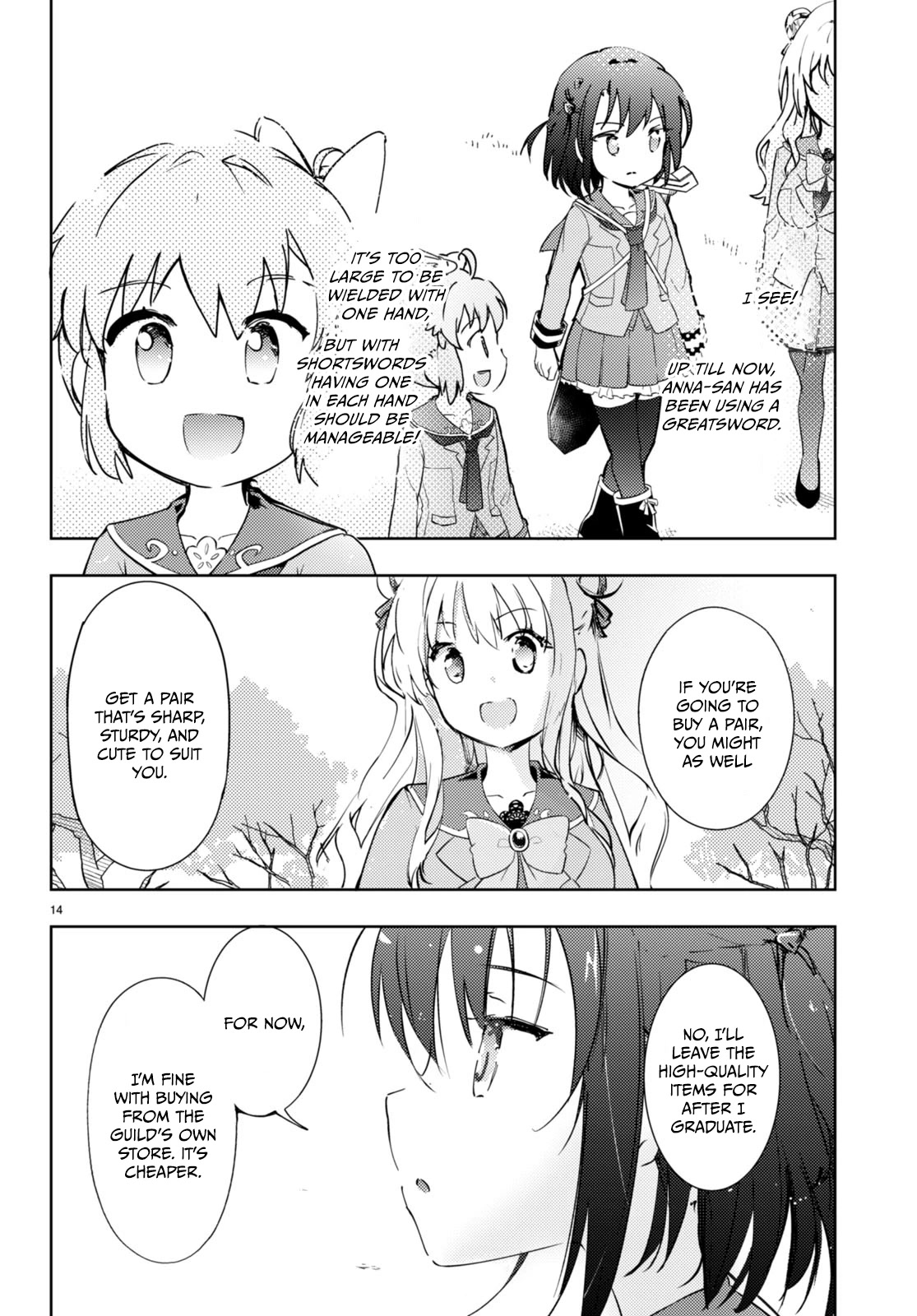 Kenshi o Mezashite Nyūgaku Shitanoni Mahō Tekisei 9999 Nandesukedo!? Chapter 60 page 14 - Chapter 60: Anna-san's Birthday Approaches