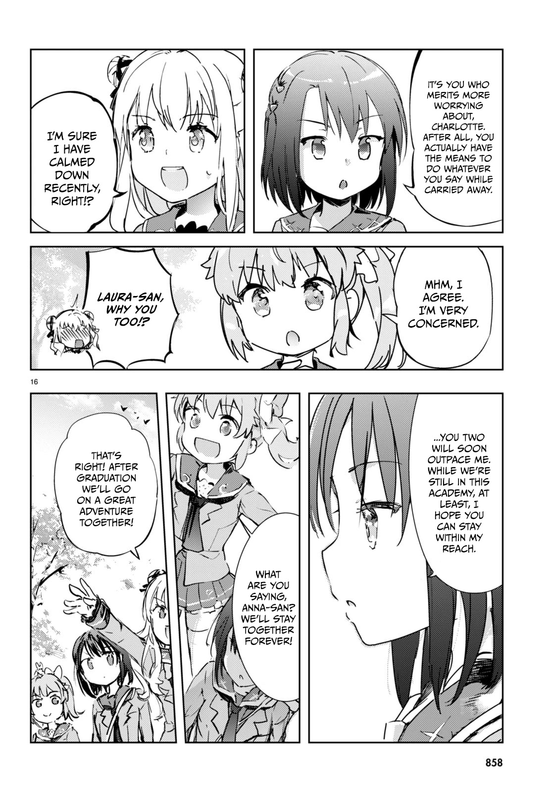 Kenshi o Mezashite Nyūgaku Shitanoni Mahō Tekisei 9999 Nandesukedo!? Chapter 60 page 16 - Chapter 60: Anna-san's Birthday Approaches