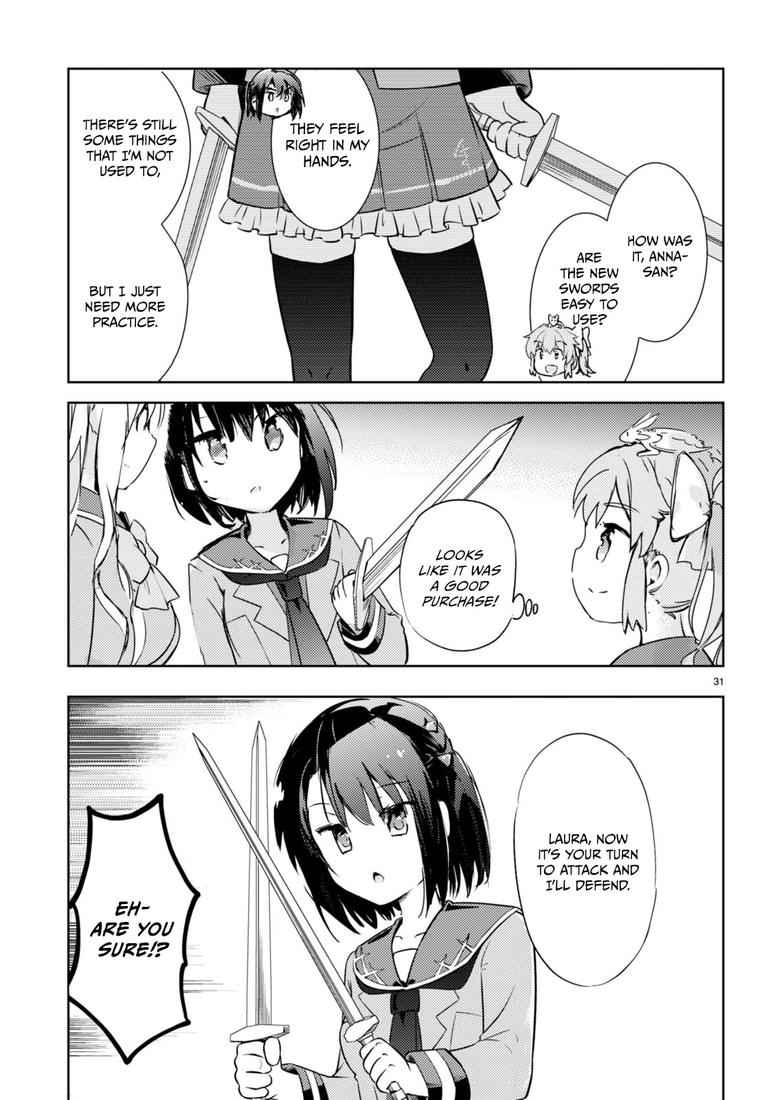 Kenshi o Mezashite Nyūgaku Shitanoni Mahō Tekisei 9999 Nandesukedo!? Chapter 60 page 31 - Chapter 60: Anna-san's Birthday Approaches