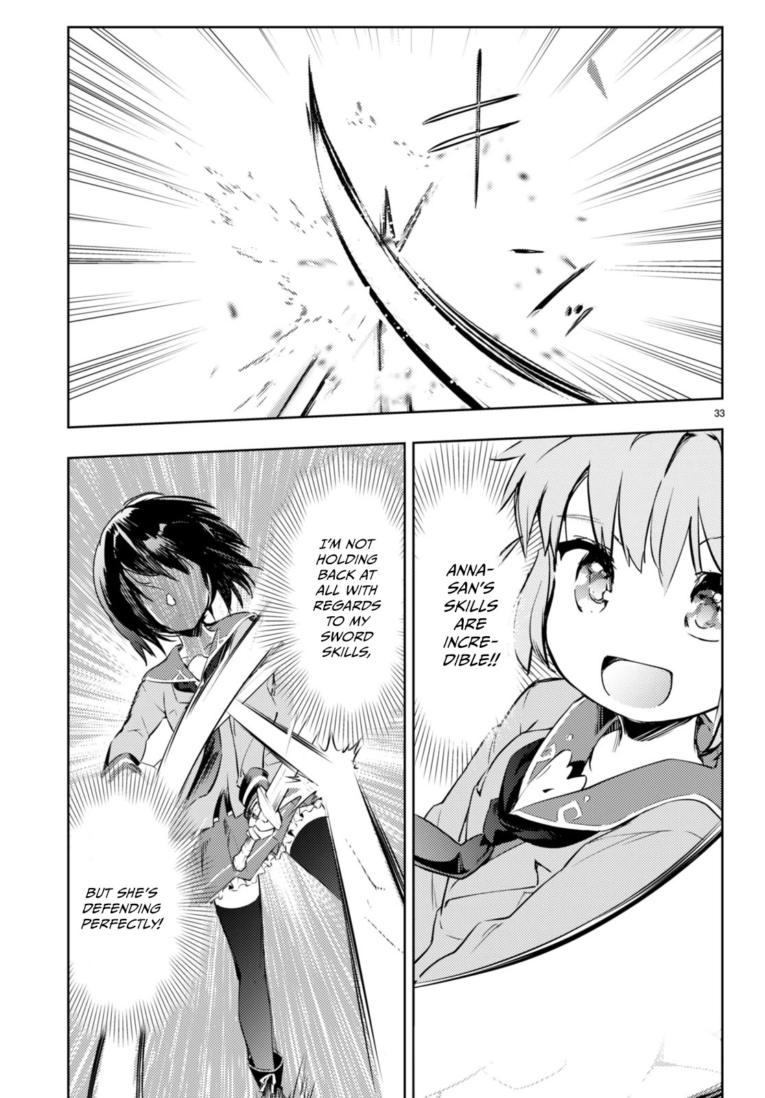 Kenshi o Mezashite Nyūgaku Shitanoni Mahō Tekisei 9999 Nandesukedo!? Chapter 60 page 33 - Chapter 60: Anna-san's Birthday Approaches