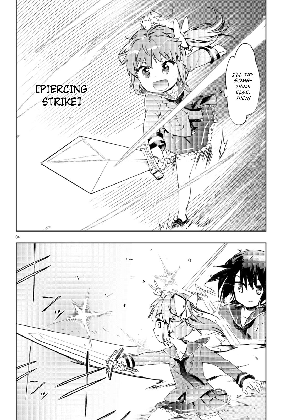 Kenshi o Mezashite Nyūgaku Shitanoni Mahō Tekisei 9999 Nandesukedo!? Chapter 60 page 34 - Chapter 60: Anna-san's Birthday Approaches