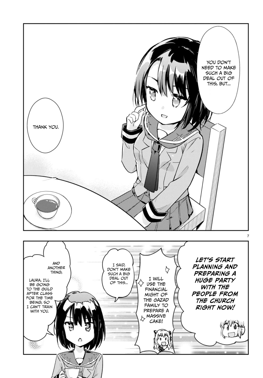 Kenshi o Mezashite Nyūgaku Shitanoni Mahō Tekisei 9999 Nandesukedo!? Chapter 60 page 7 - Chapter 60: Anna-san's Birthday Approaches