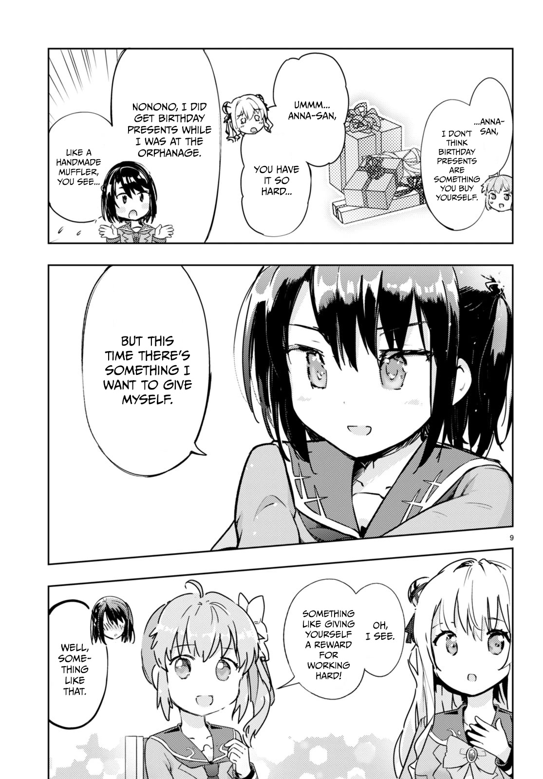 Kenshi o Mezashite Nyūgaku Shitanoni Mahō Tekisei 9999 Nandesukedo!? Chapter 60 page 9 - Chapter 60: Anna-san's Birthday Approaches
