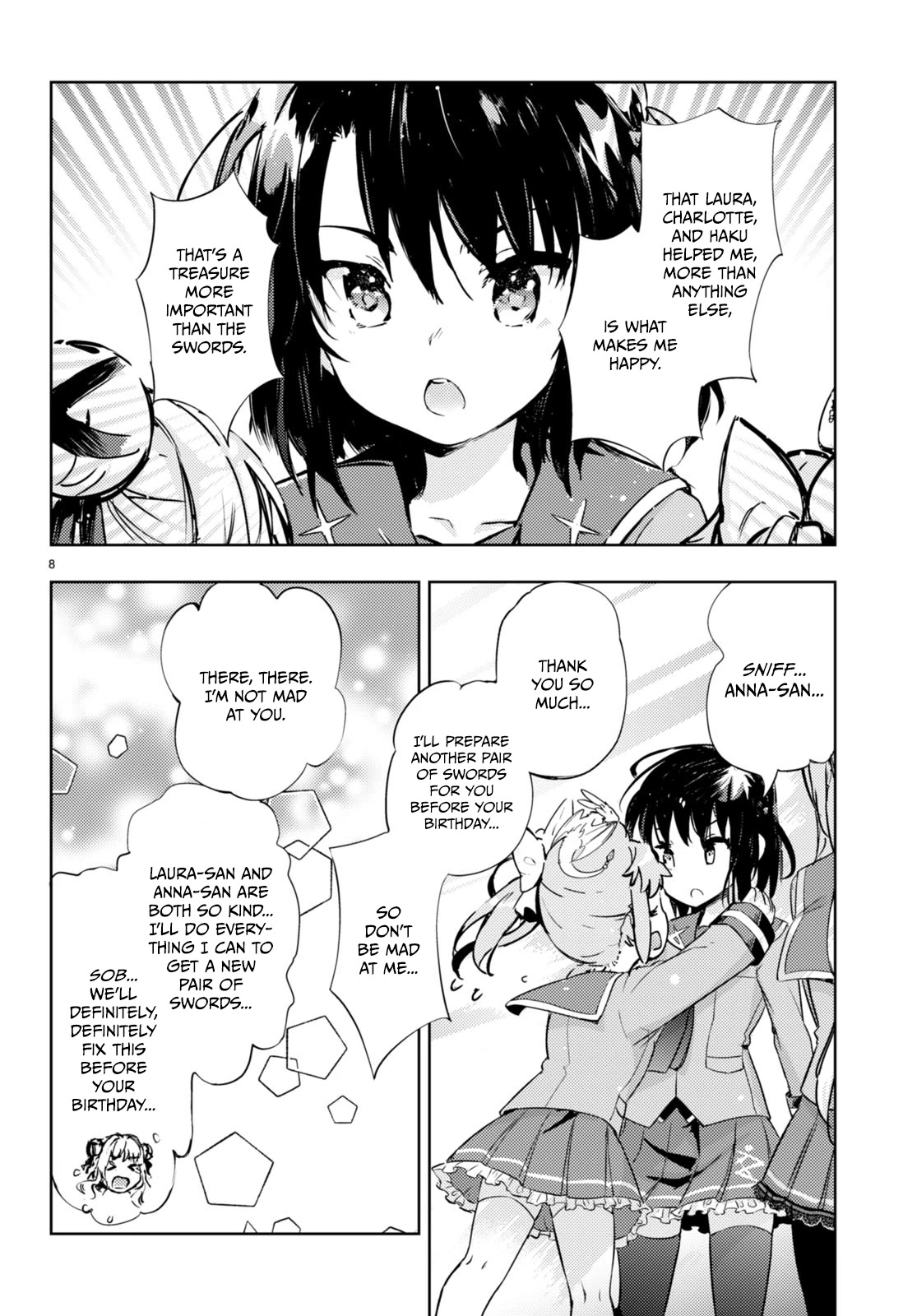 Kenshi o Mezashite Nyūgaku Shitanoni Mahō Tekisei 9999 Nandesukedo!? Chapter 61 page 8 - Chapter 61: Memories are precious treasures!!