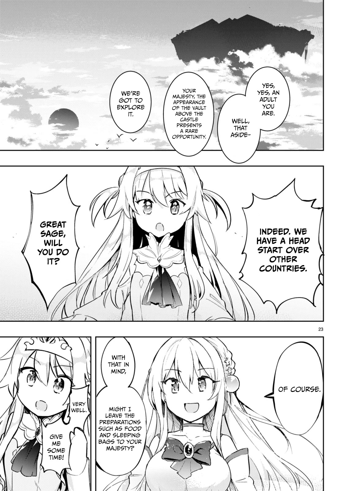 Kenshi o Mezashite Nyūgaku Shitanoni Mahō Tekisei 9999 Nandesukedo!? Chapter 63 page 23 - Chapter 63: Forward, into the unknown!