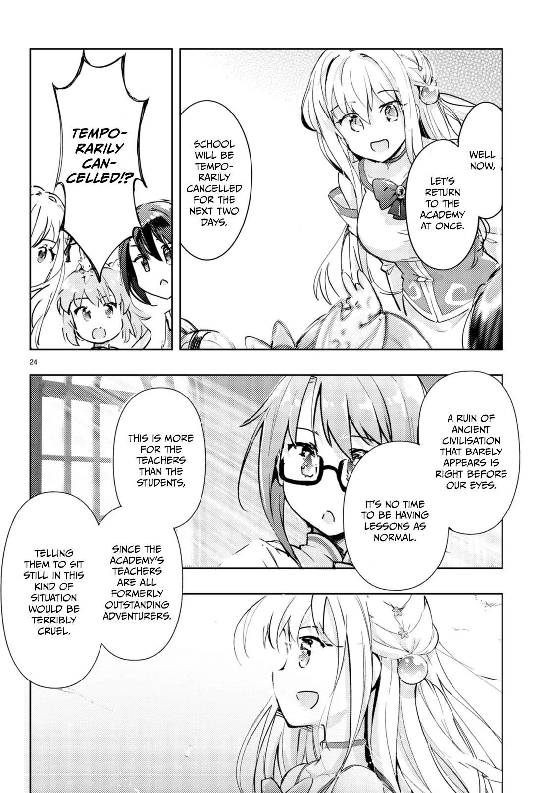 Kenshi o Mezashite Nyūgaku Shitanoni Mahō Tekisei 9999 Nandesukedo!? Chapter 63 page 24 - Chapter 63: Forward, into the unknown!