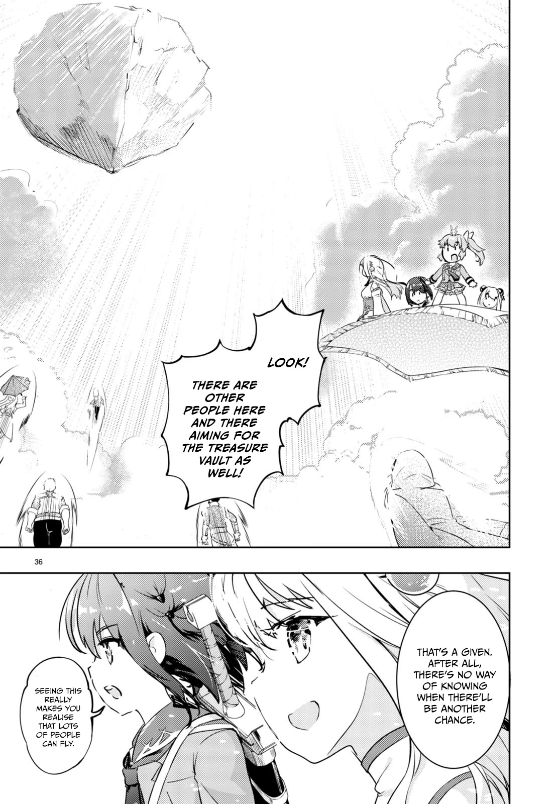 Kenshi o Mezashite Nyūgaku Shitanoni Mahō Tekisei 9999 Nandesukedo!? Chapter 63 page 36 - Chapter 63: Forward, into the unknown!