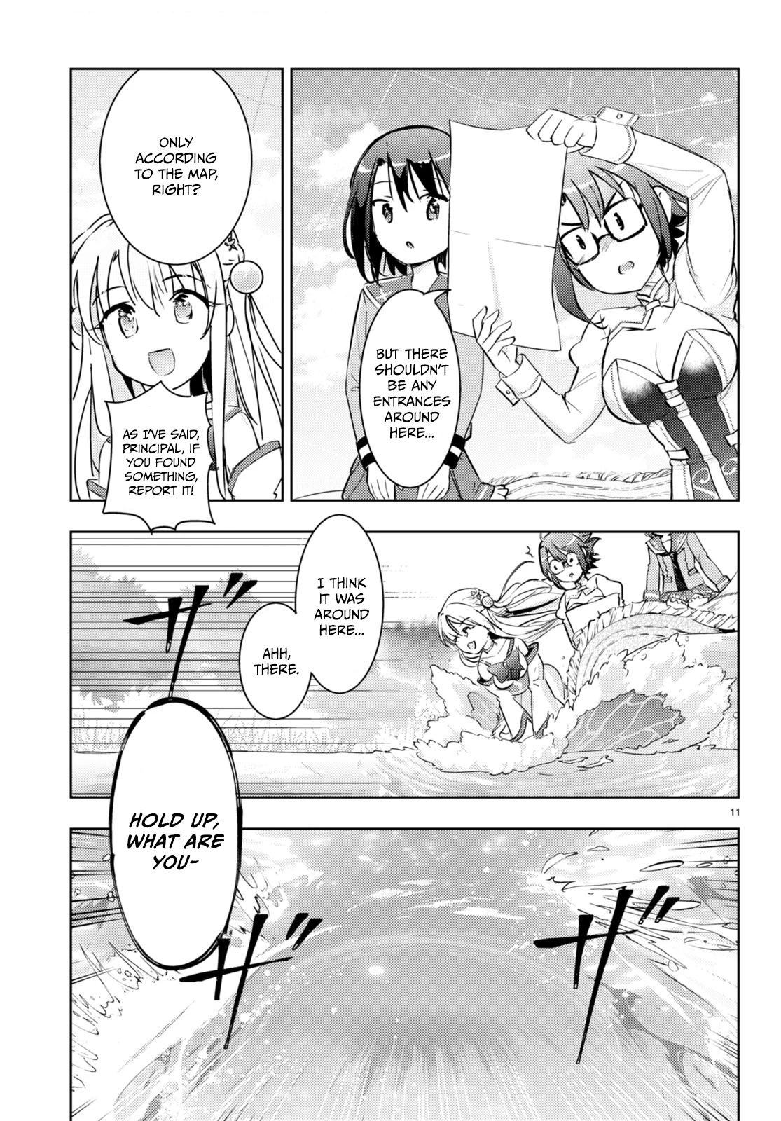 Kenshi o Mezashite Nyūgaku Shitanoni Mahō Tekisei 9999 Nandesukedo!? Chapter 64 page 11 - Chapter 64: Infiltrating the ancient ruins!