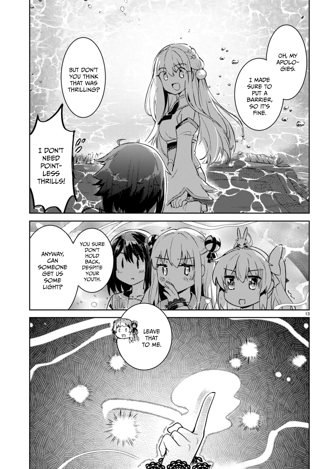 Kenshi o Mezashite Nyūgaku Shitanoni Mahō Tekisei 9999 Nandesukedo!? Chapter 64 page 13 - Chapter 64: Infiltrating the ancient ruins!