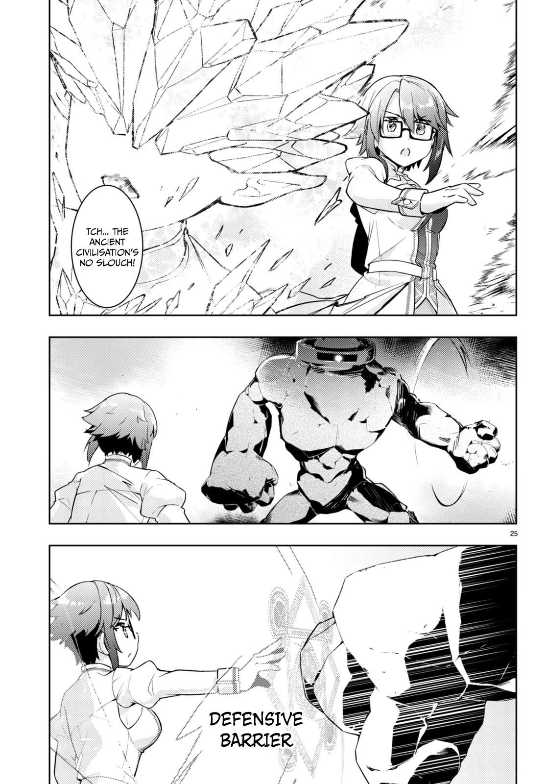 Kenshi o Mezashite Nyūgaku Shitanoni Mahō Tekisei 9999 Nandesukedo!? Chapter 64 page 25 - Chapter 64: Infiltrating the ancient ruins!