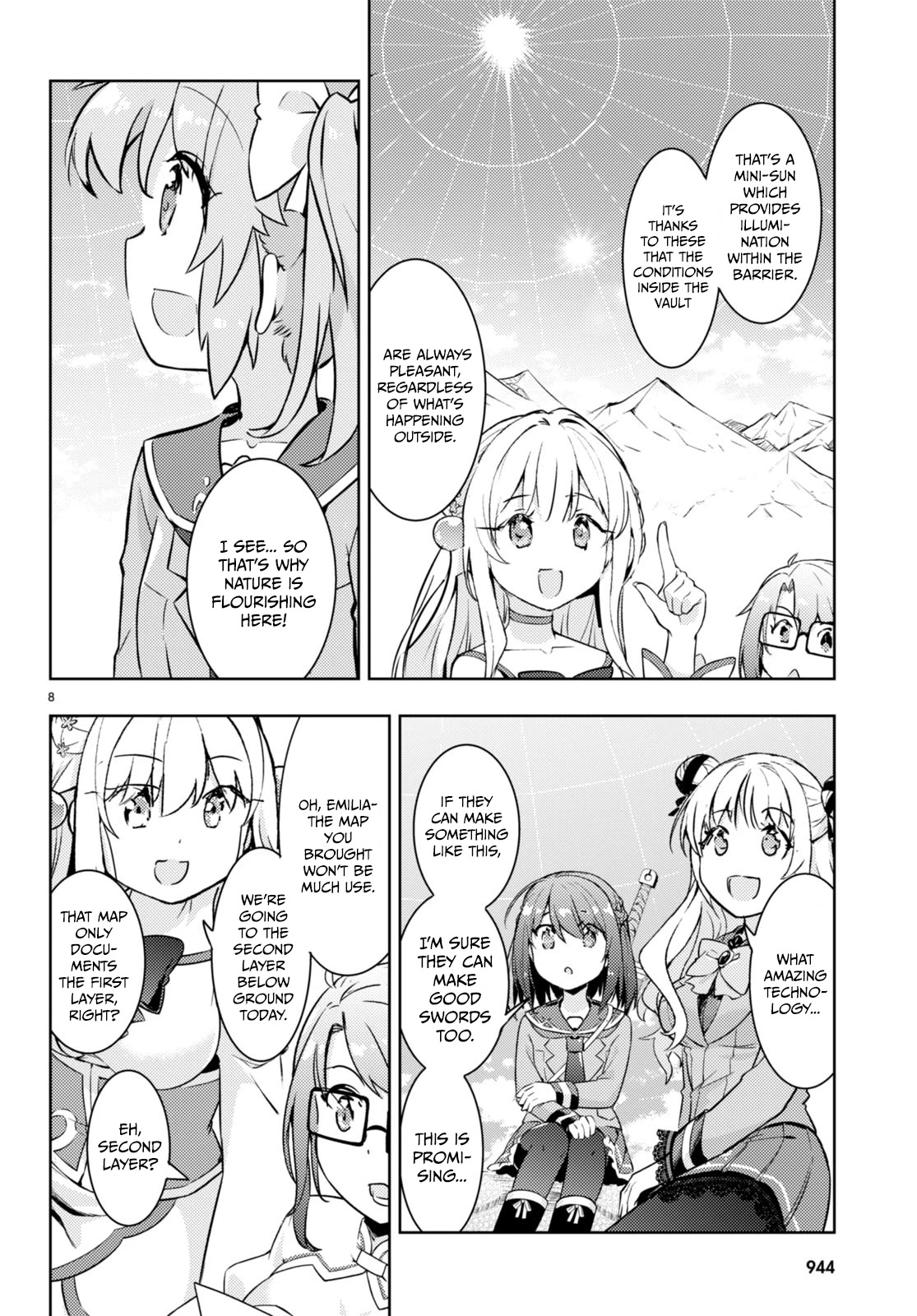 Kenshi o Mezashite Nyūgaku Shitanoni Mahō Tekisei 9999 Nandesukedo!? Chapter 64 page 8 - Chapter 64: Infiltrating the ancient ruins!