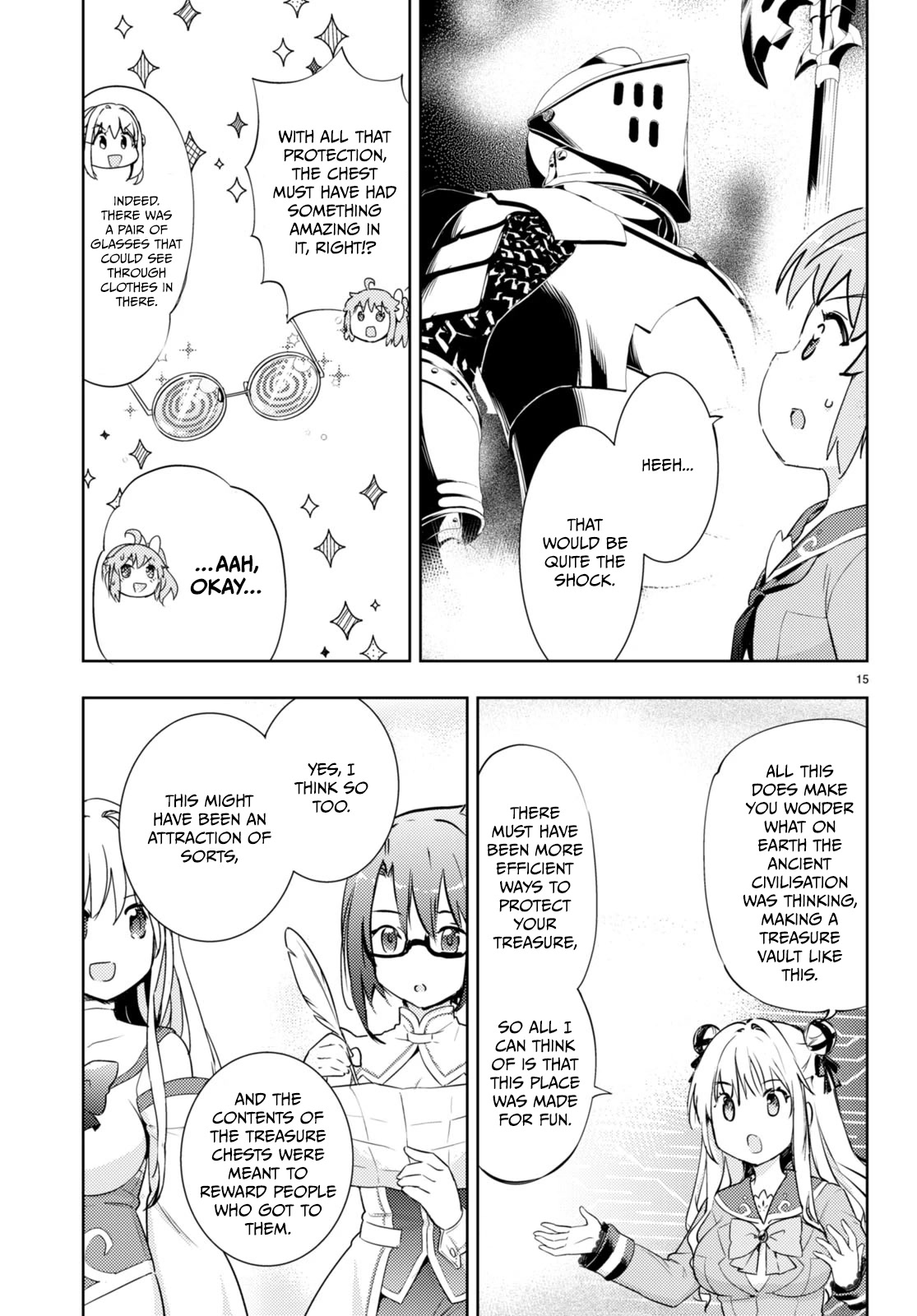 Kenshi o Mezashite Nyūgaku Shitanoni Mahō Tekisei 9999 Nandesukedo!? Chapter 65 page 15 - Chapter 65: Anna-san's Passion!
