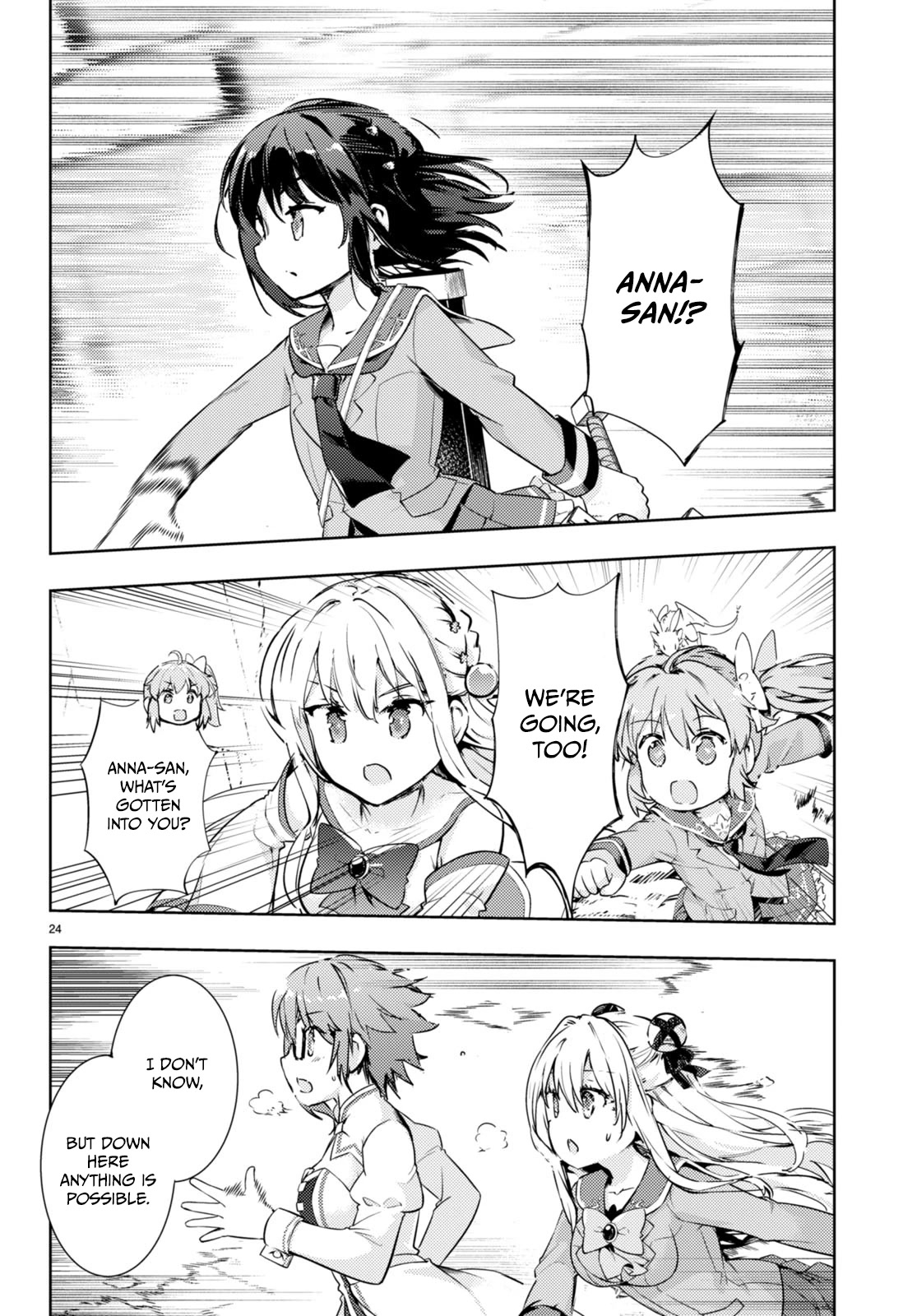 Kenshi o Mezashite Nyūgaku Shitanoni Mahō Tekisei 9999 Nandesukedo!? Chapter 65 page 24 - Chapter 65: Anna-san's Passion!