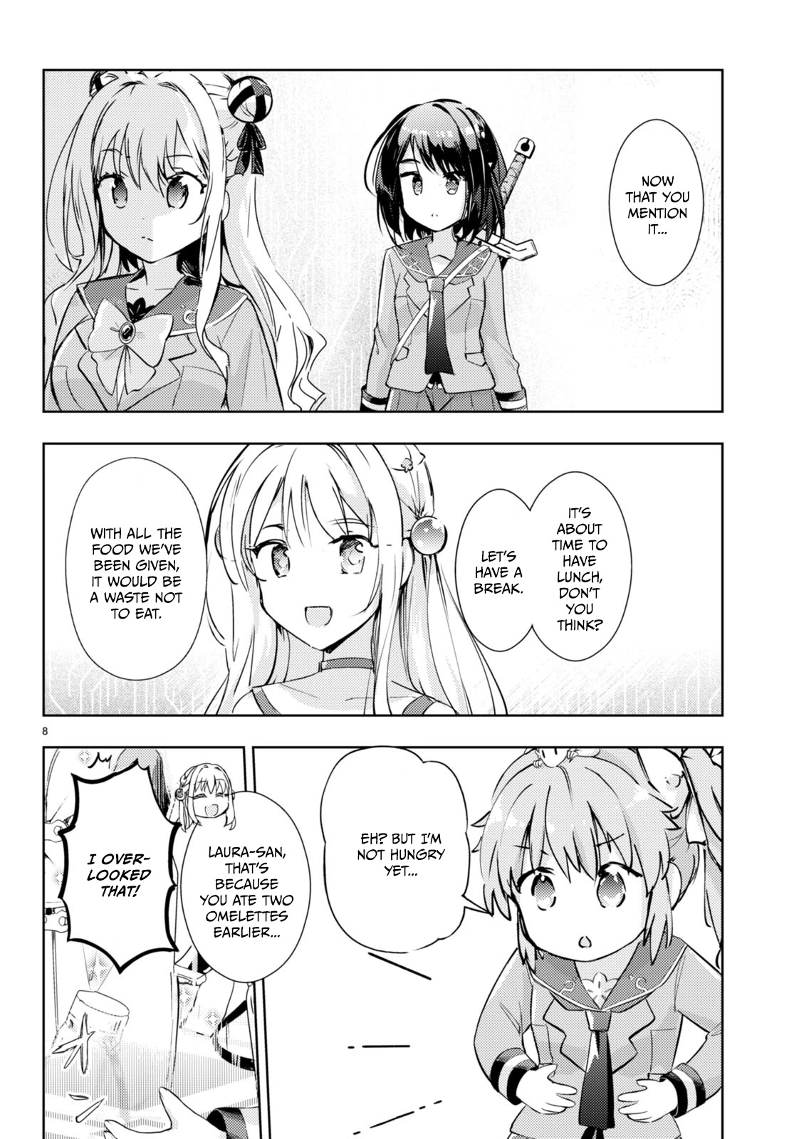 Kenshi o Mezashite Nyūgaku Shitanoni Mahō Tekisei 9999 Nandesukedo!? Chapter 65 page 8 - Chapter 65: Anna-san's Passion!